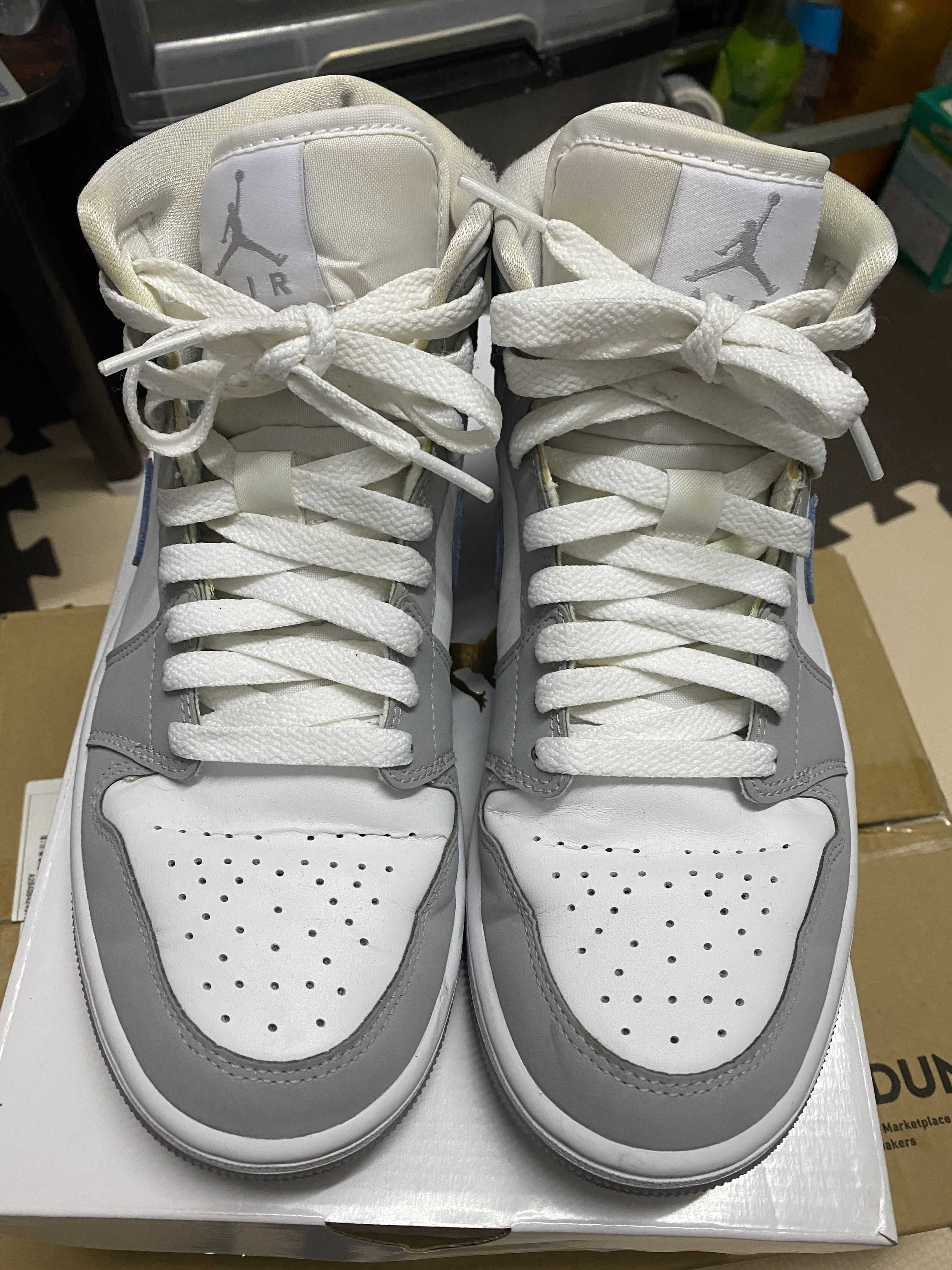 Nike Women's Air Jordan 1 Mid "Wolf Grey"