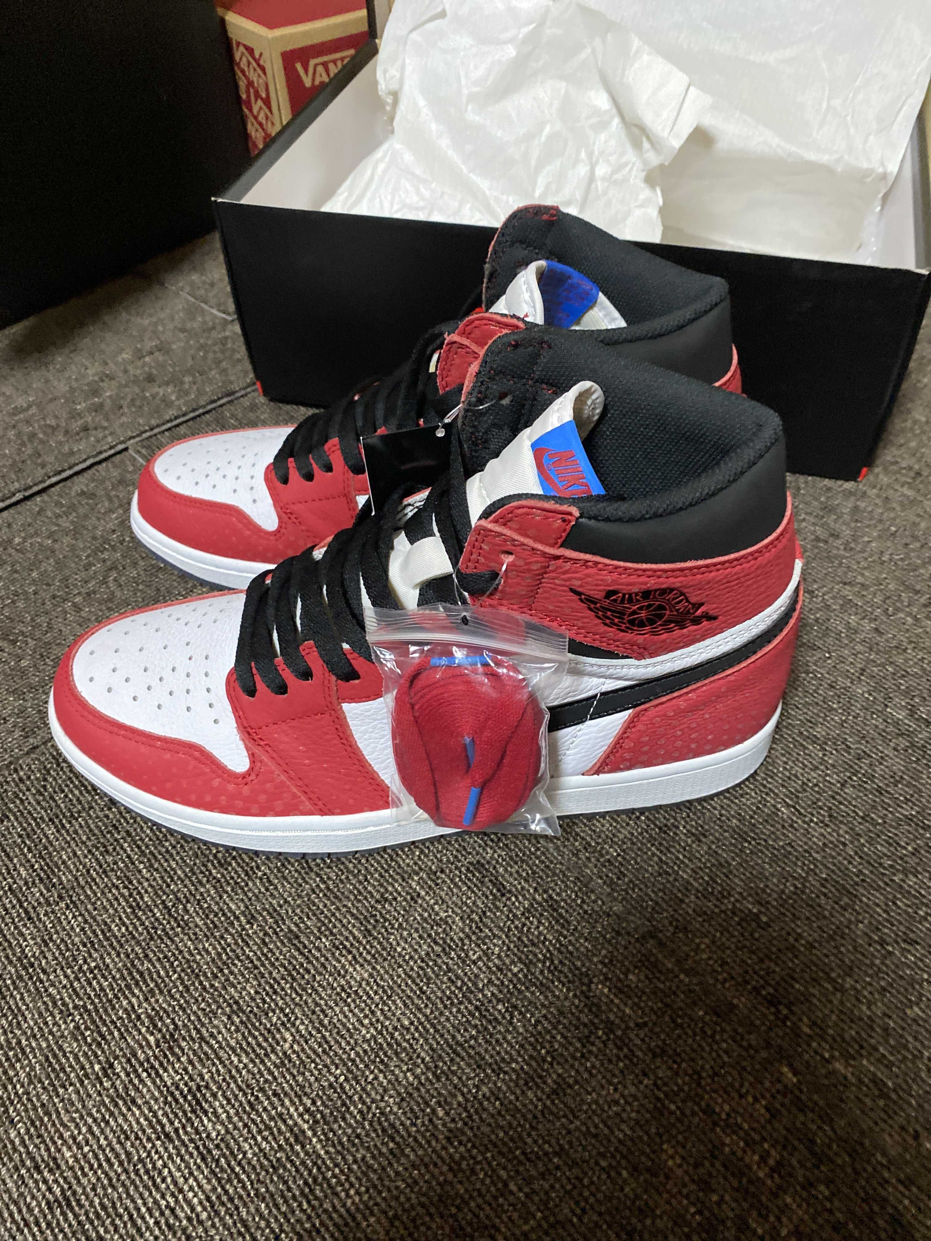 Spiderman × Nike Air Jordan 1 Origin Story "Gym Red/White/Photo Blue/Black"