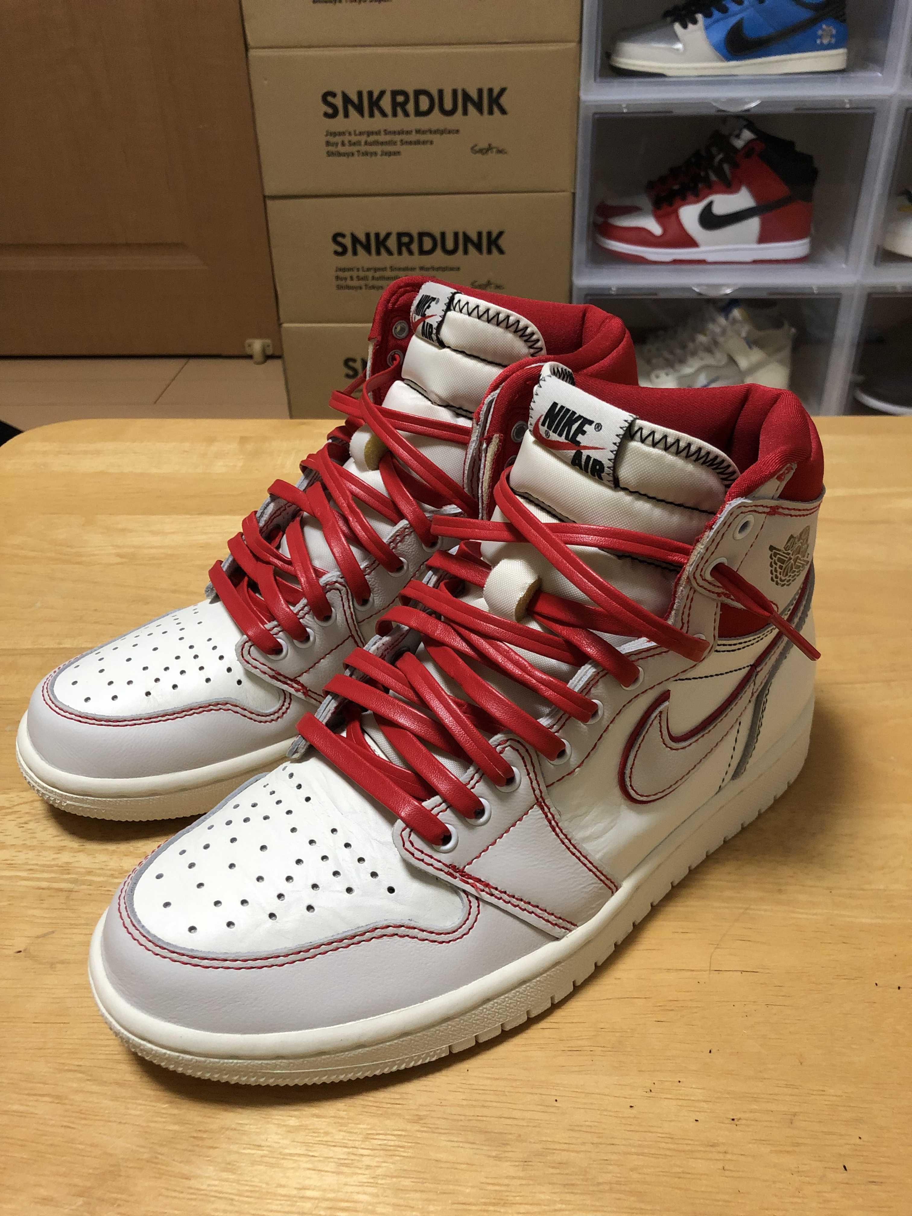 Nike Air Jordan 1 Retro High OG "Sail/University Red"     