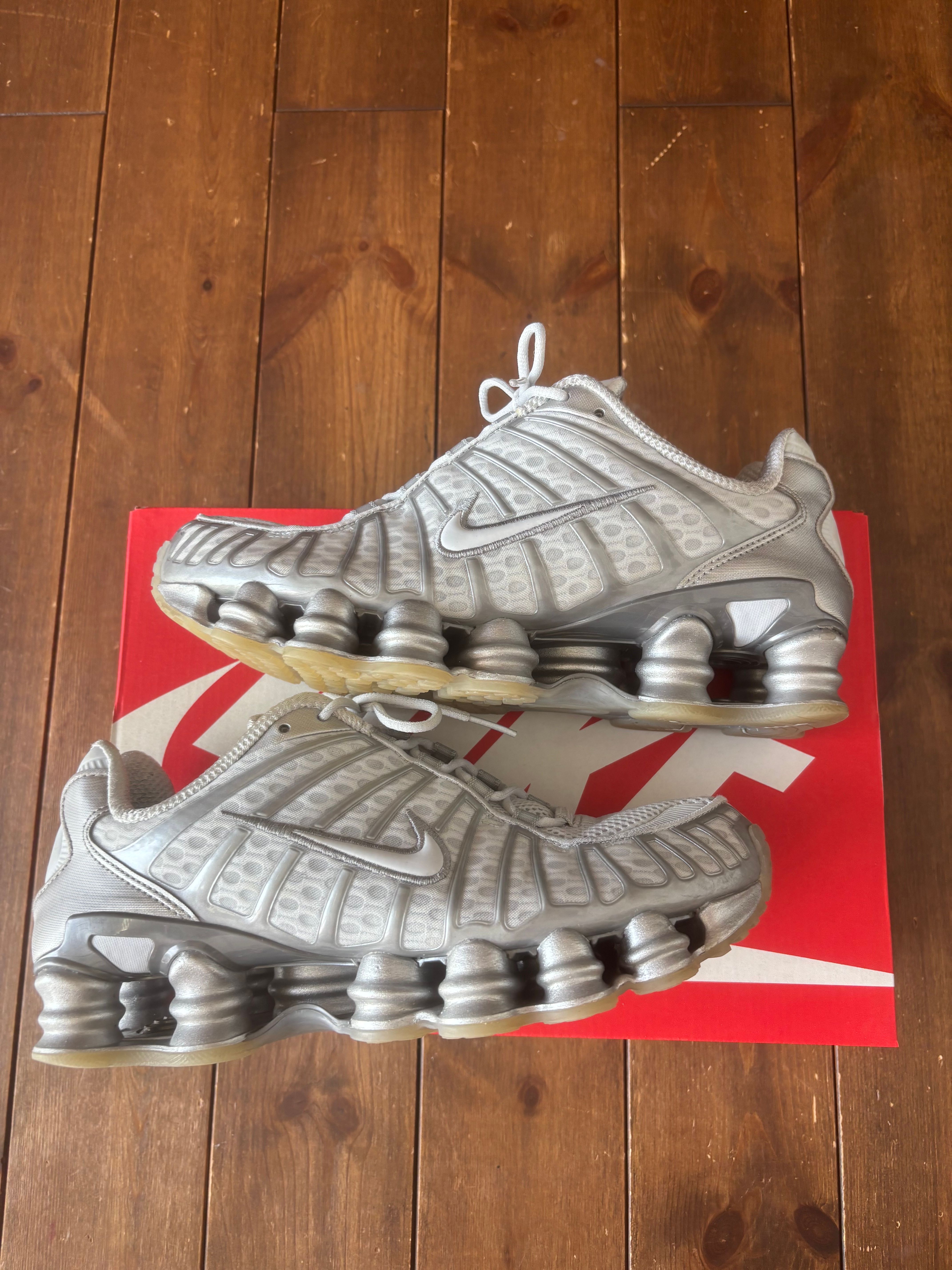 Nike Women's Shox TL "Pure Platinum and Metallic Silver"