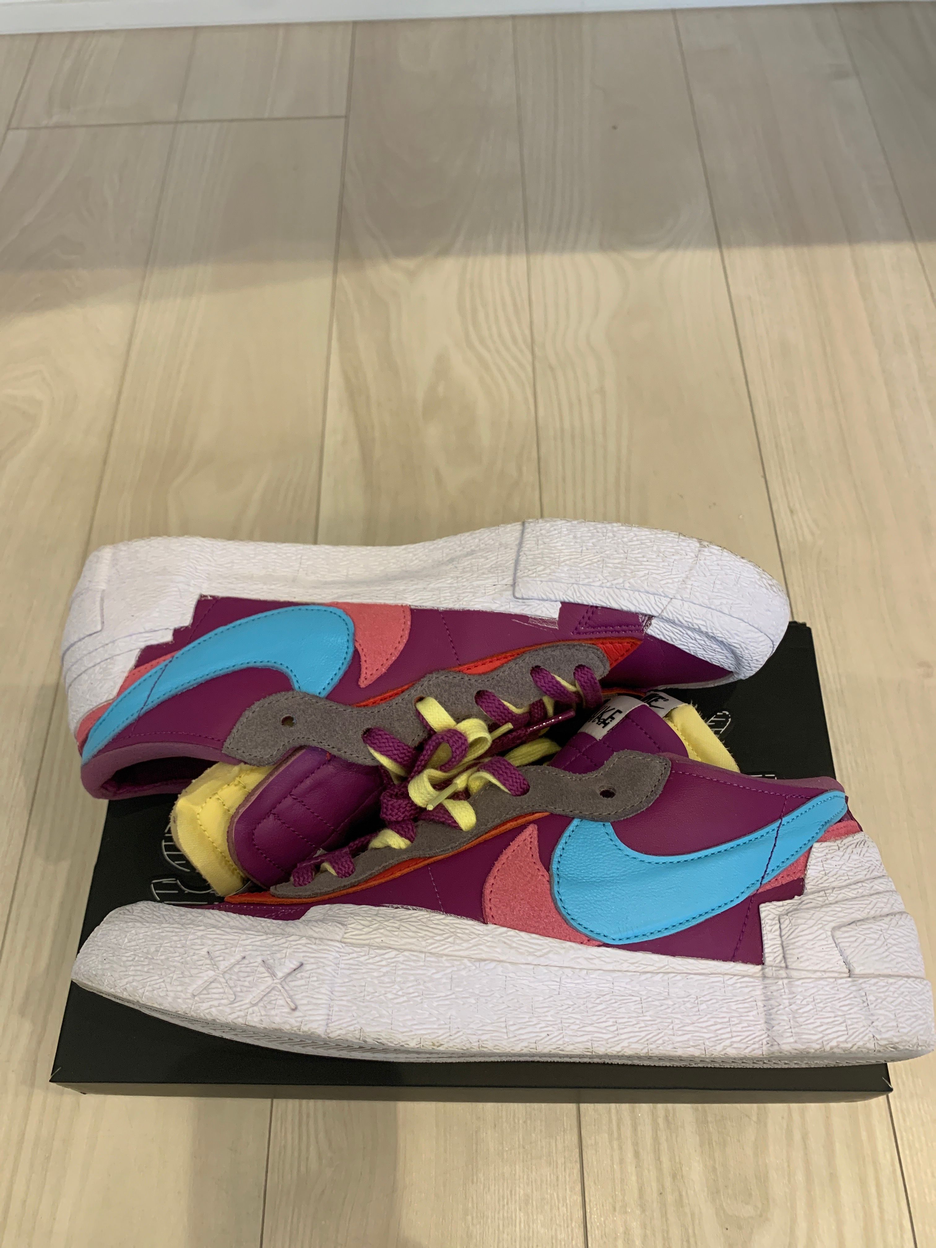 KAWS × sacai × Nike Blazer Low "Purple Dusk"
