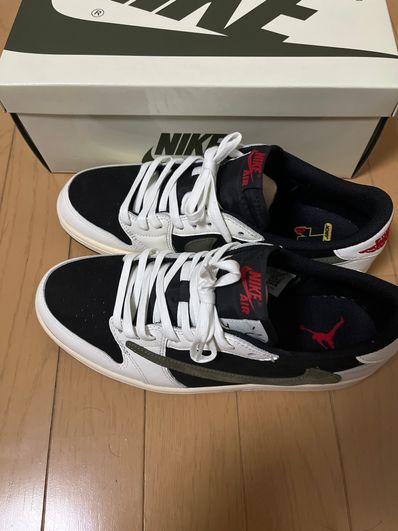 Travis Scott × Nike Women's Air Jordan 1 Low OG "Medium Olive"