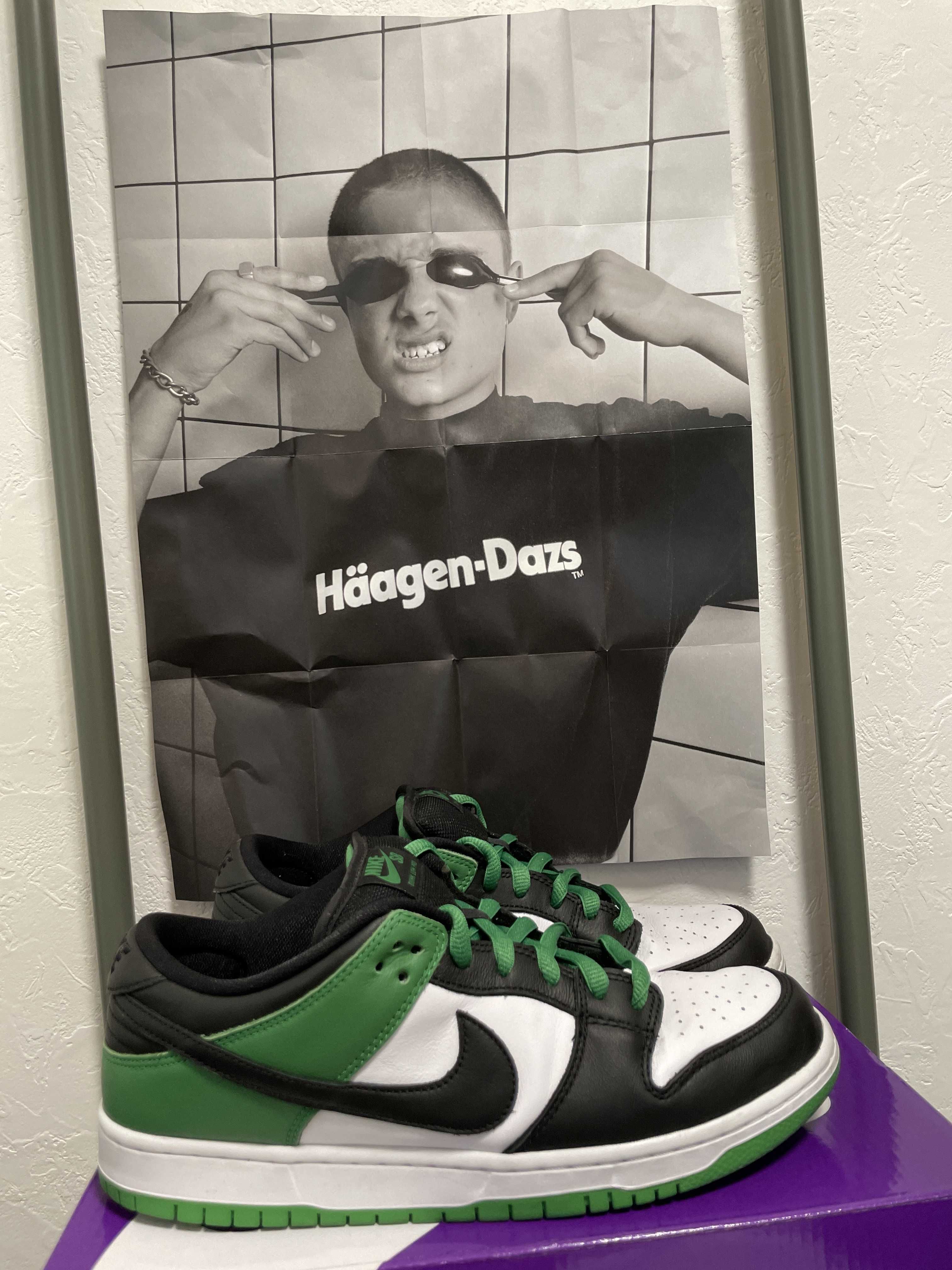 Nike SB Dunk Low Pro "Black and Classic Green"