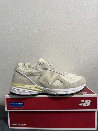 Stussy × New Balance 990V4 "Stussy Cream"