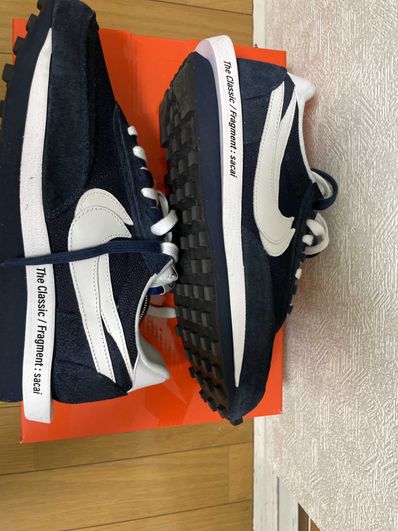 Fragment × sacai × Nike LD Waffle "Blackended Blue"