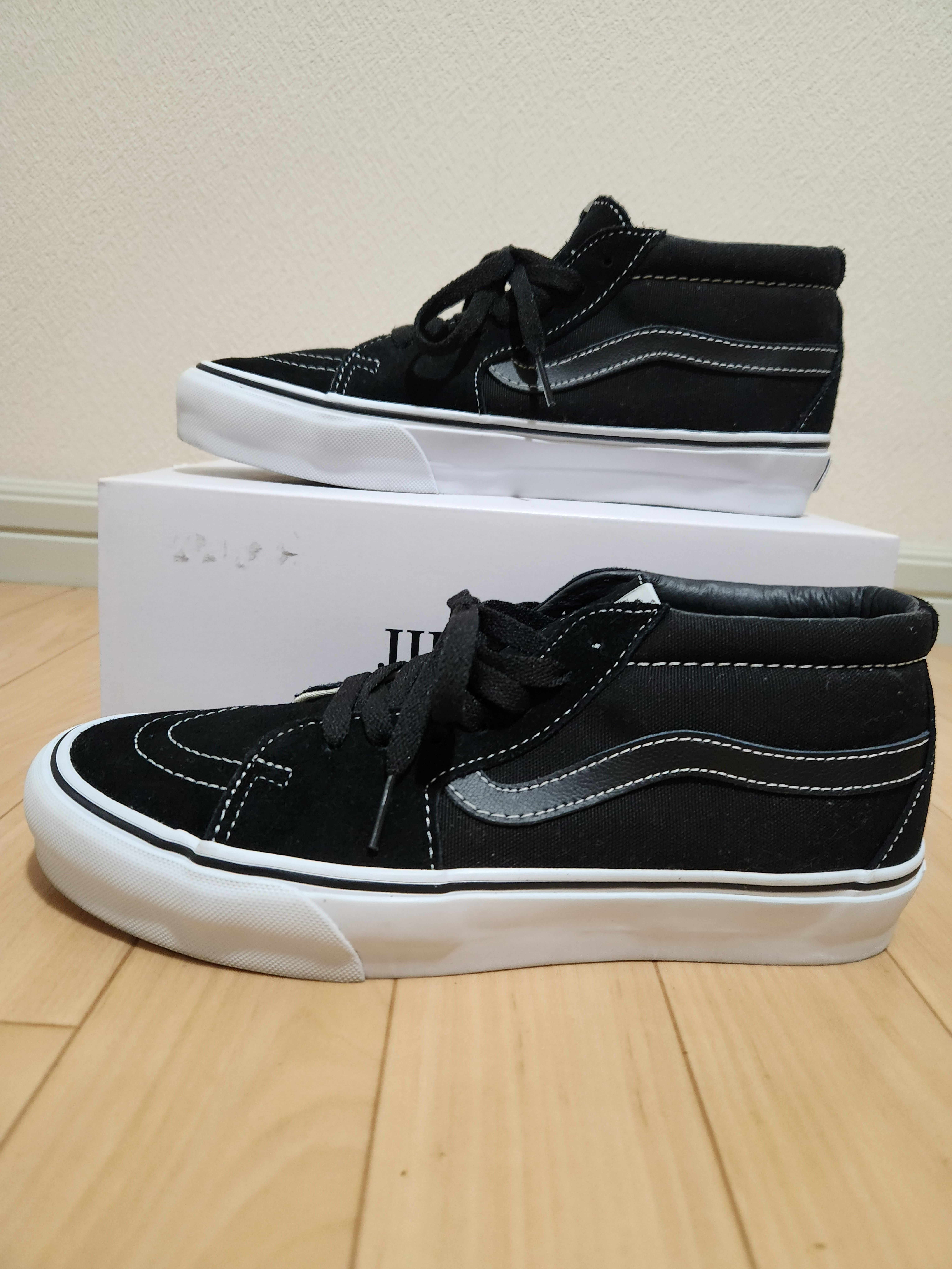 JJJJOUND × VANS SK8-MID "BLACK"