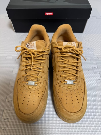 Supreme × Nike Air Force 1 Low "Flax/Wheat"