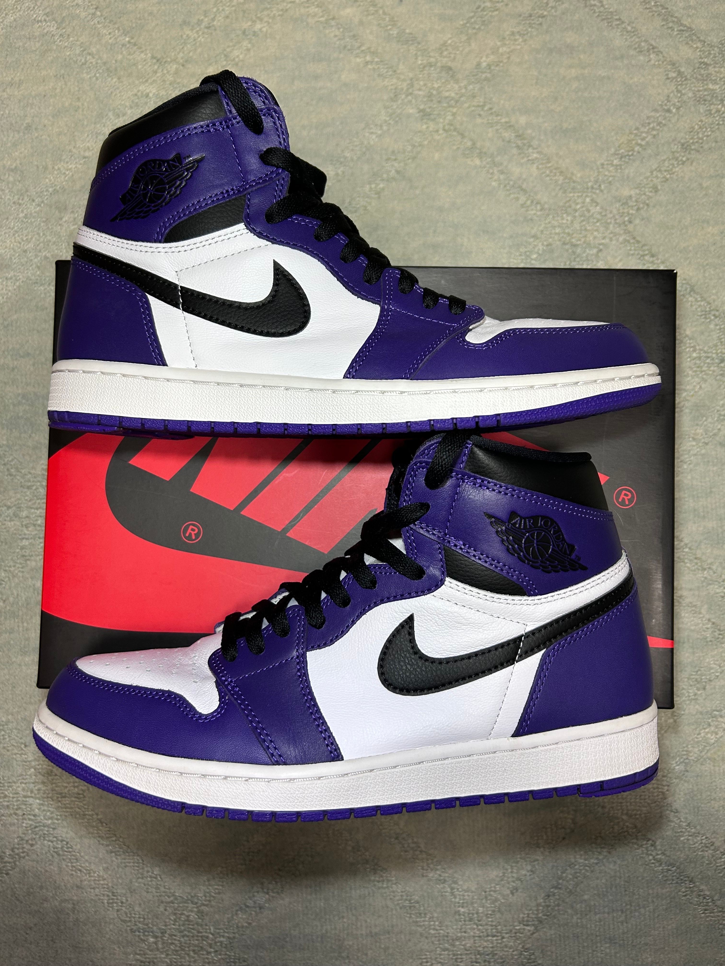 Nike Air Jordan 1 Retro High OG "Court Purple White/Black" (2020)