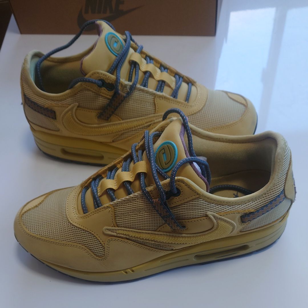 Travis Scott × Nike Air Max 1 "CACT.US Gold"
