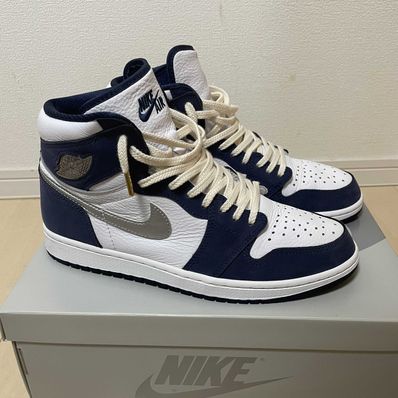 Nike Air Jordan 1 High OG CO.JP "White/Midnight Navy" (2020)(ブリーフケースなし)