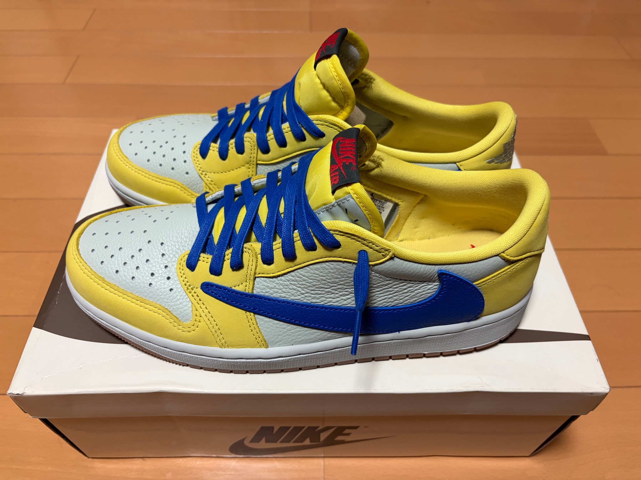 Travis Scott × Nike Women's Air Jordan 1 Retro Low OG "Canary"