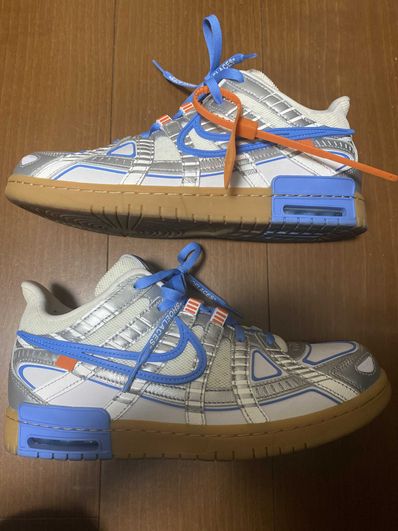Off-White × Nike Air Rubber Dunk "White/University Blue"