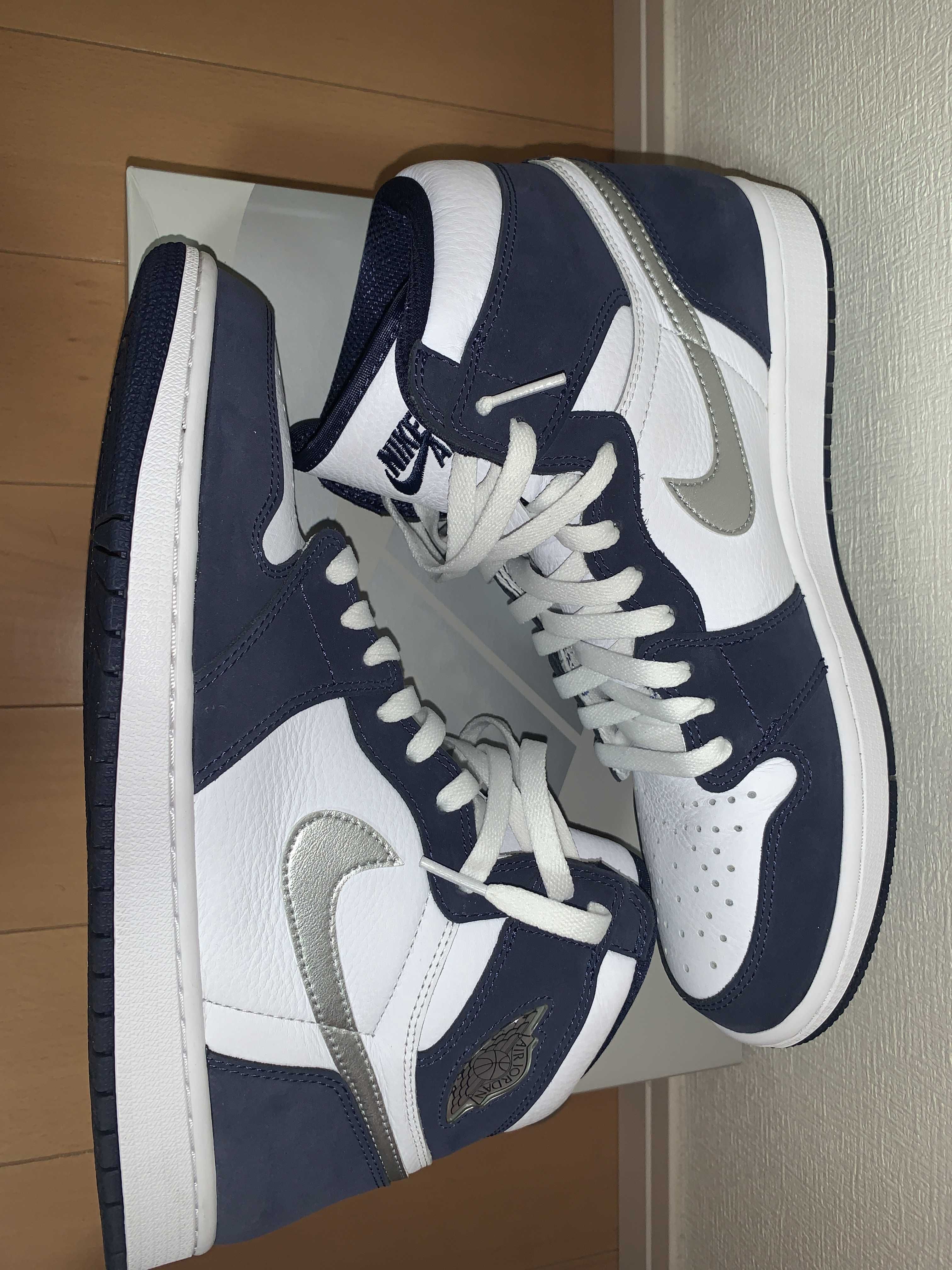 Nike Air Jordan 1 High OG CO.JP "White/Midnight Navy" (2020)(ブリーフケースなし)