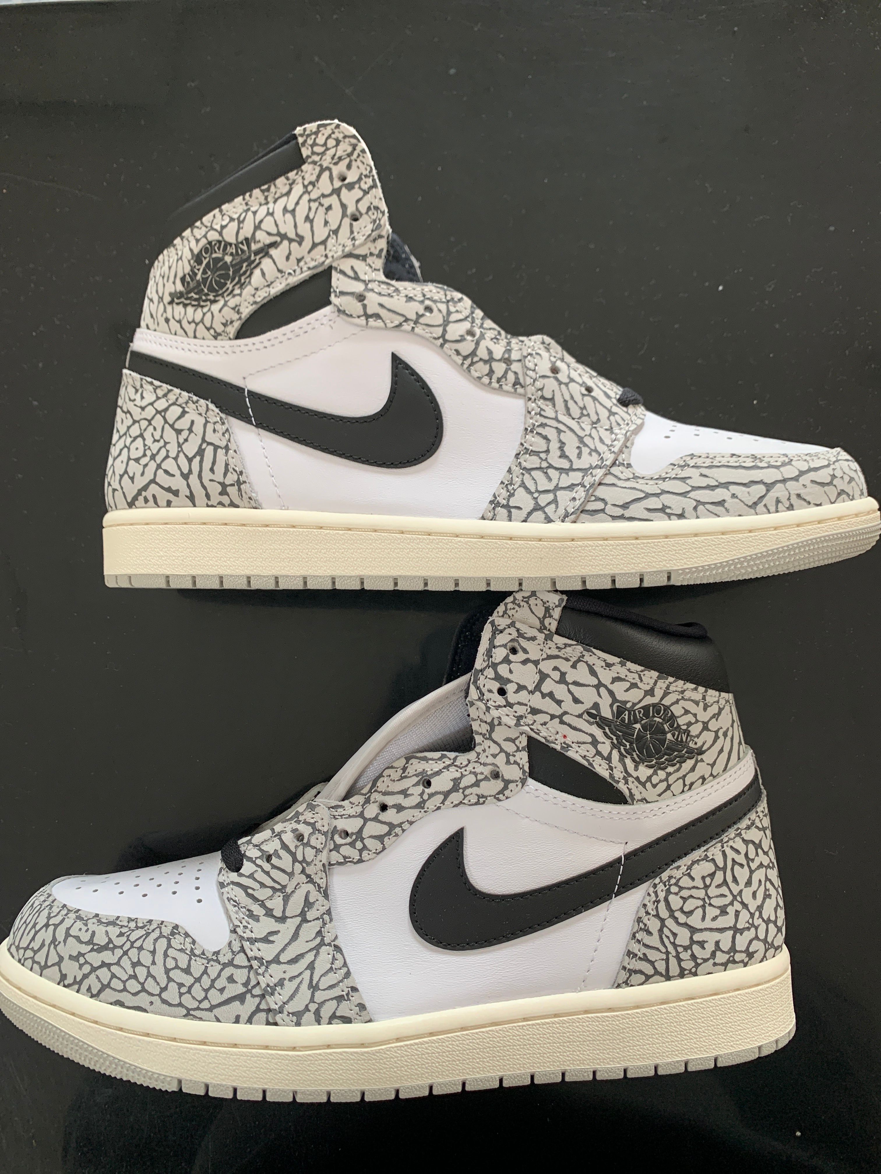 Nike Air Jordan 1 High OG "White Cement/Safari"