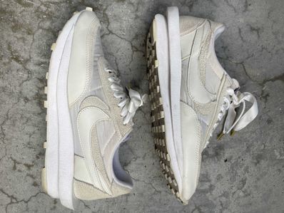 sacai × Nike LDV Waffle "Triple White"