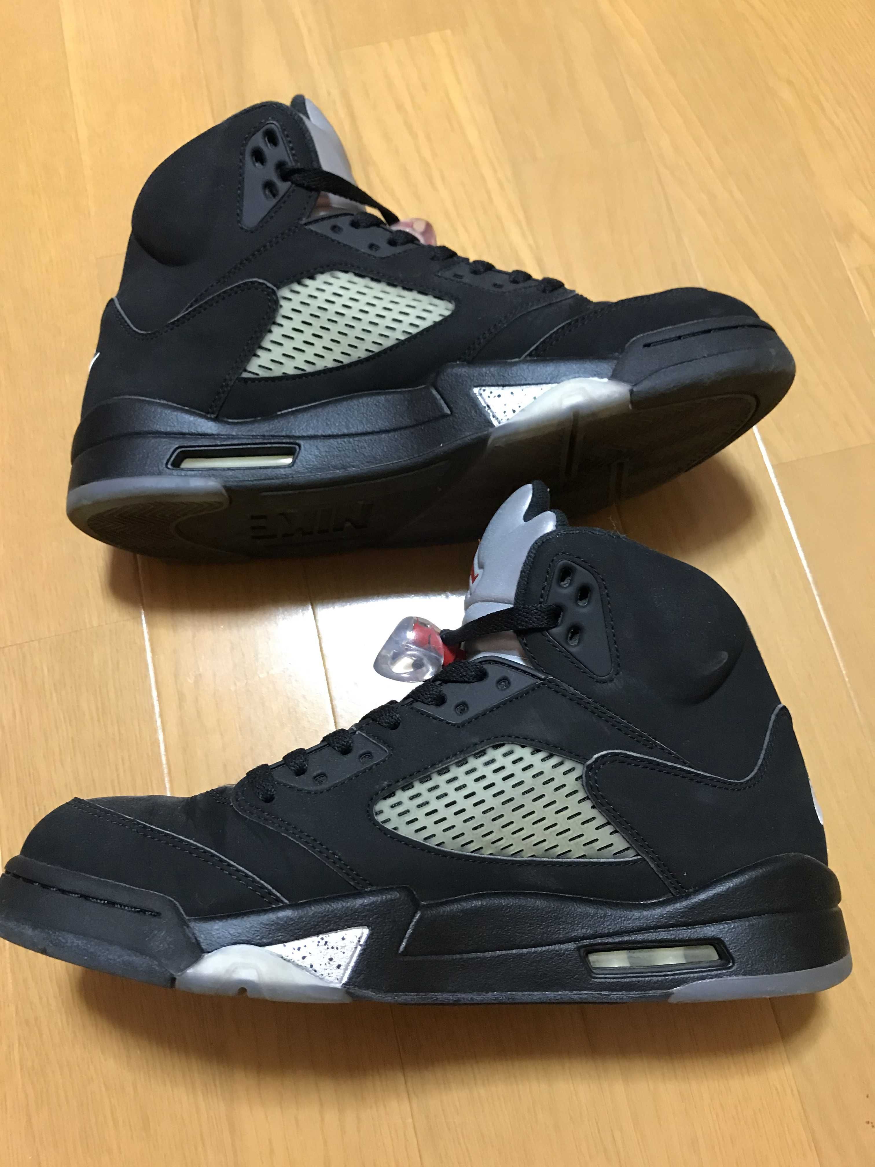 Nike Air Jordan 5 Retro OG "Black/Fire Red/Metallic Silver/White" (2016)