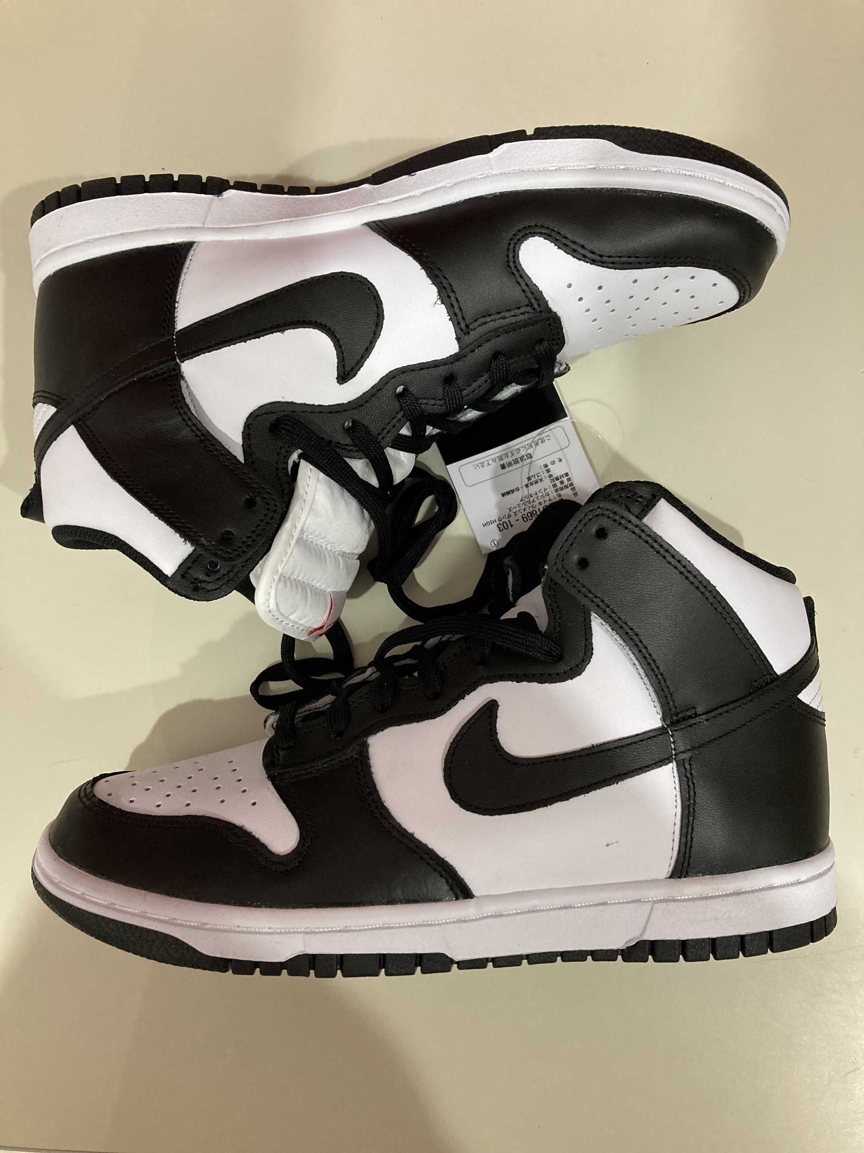Nike Women's Dunk High "Black and White"