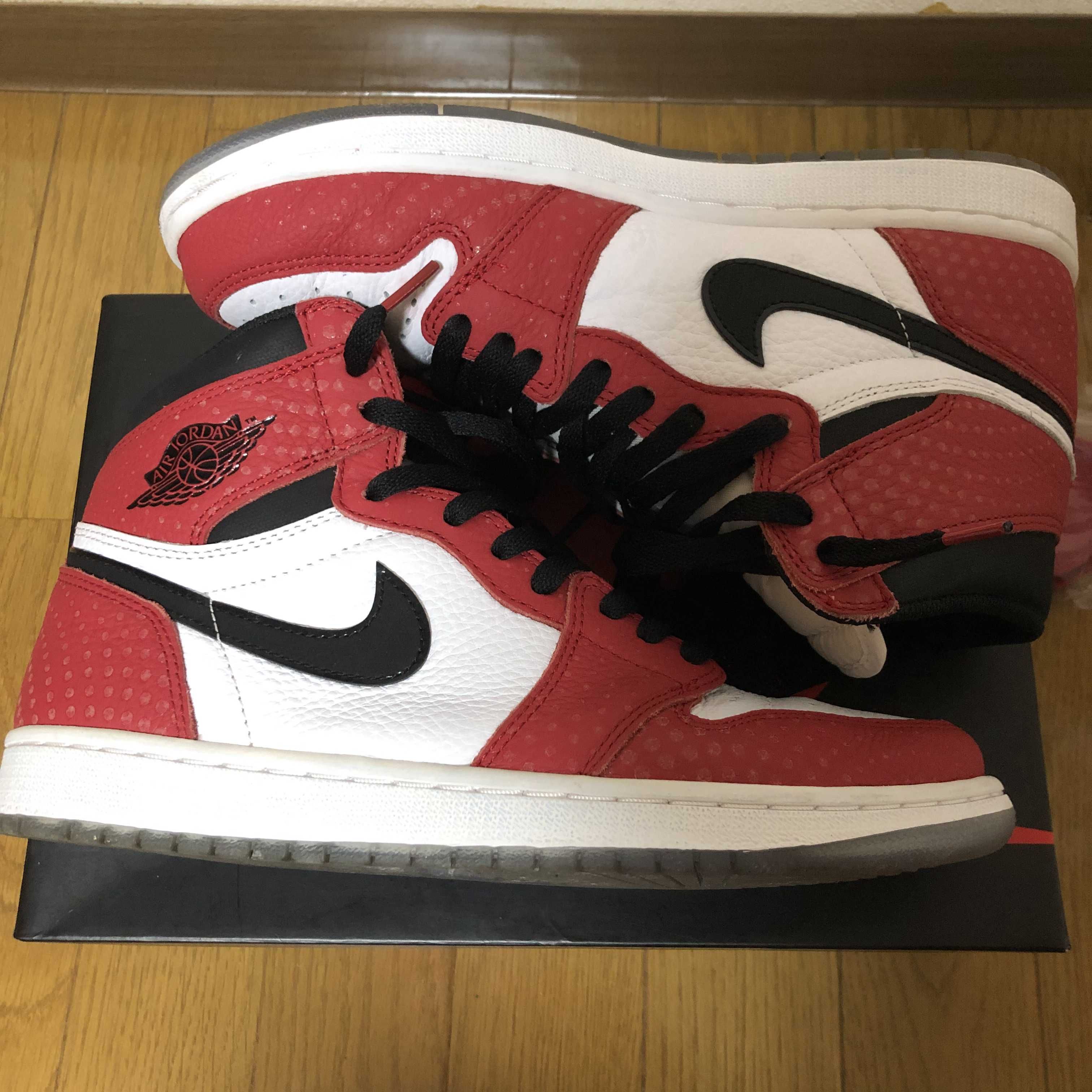 Spiderman × Nike Air Jordan 1 Origin Story "Gym Red/White/Photo Blue/Black"