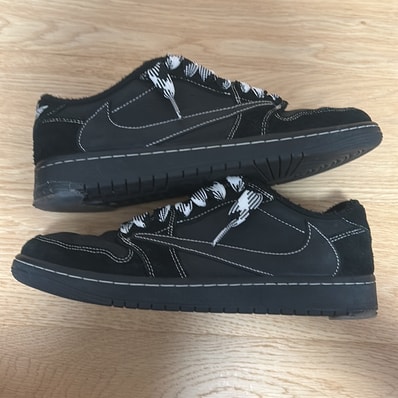 Travis Scott × Nike Air Jordan 1 Low OG SP "Black Phantom"