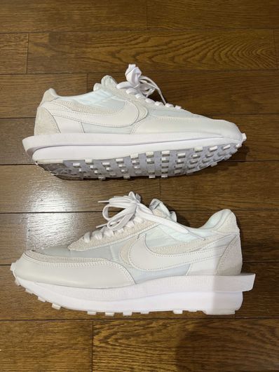 sacai × Nike LDV Waffle "Triple White"