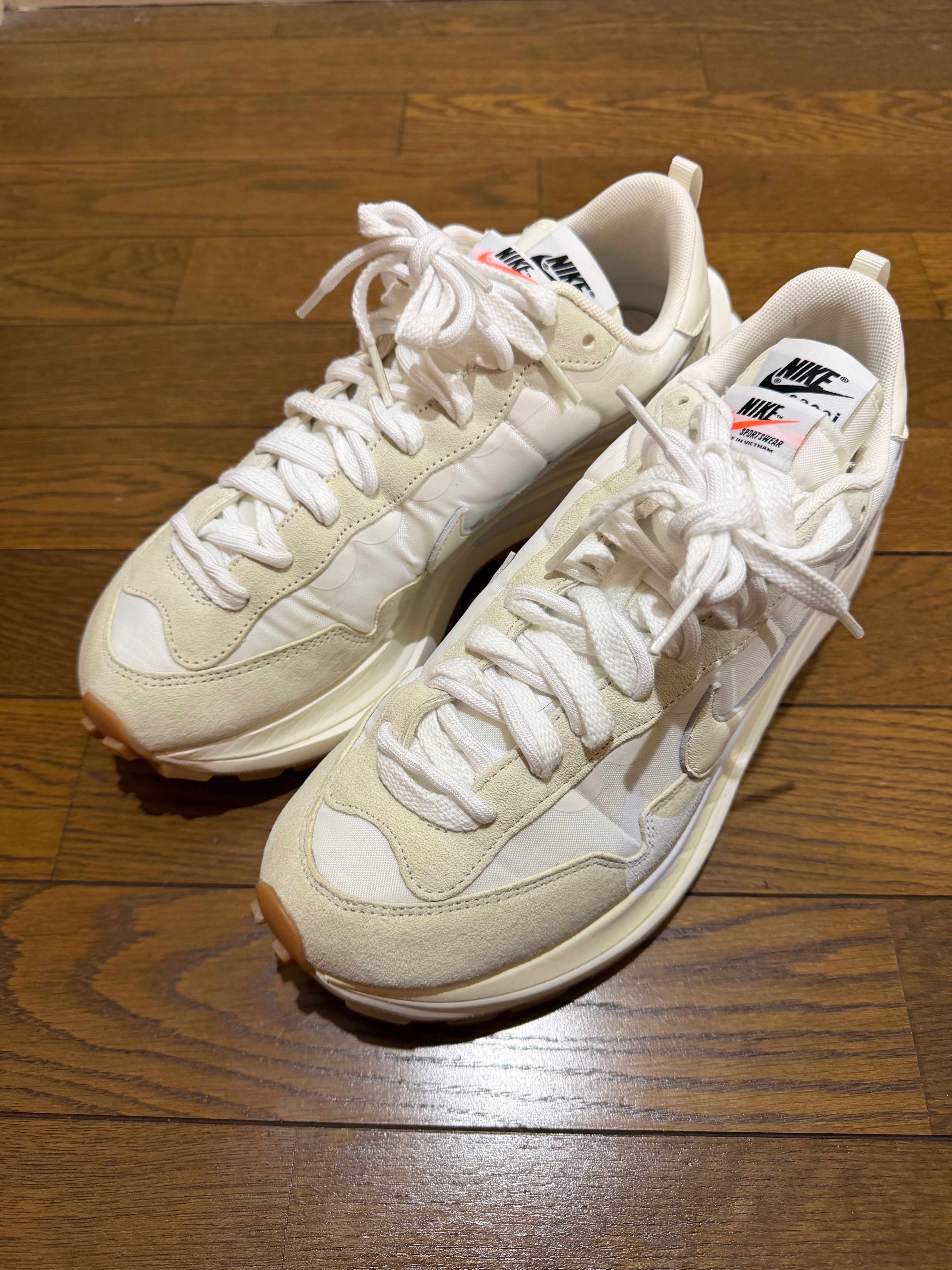 sacai × Nike Vapor Waffle "White Gum"
