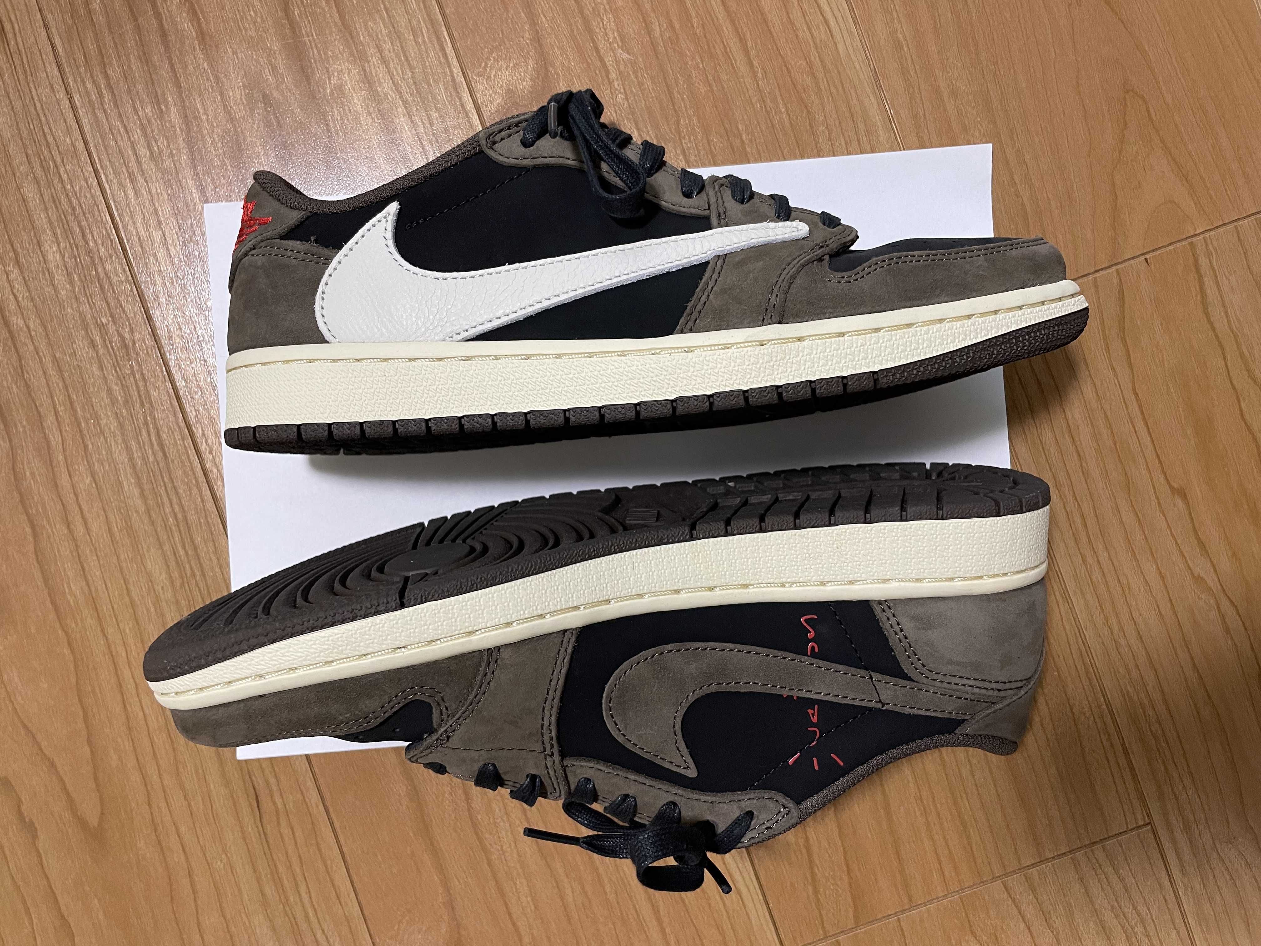Travis Scott × Nike Air Jordan 1 Low OG SP-T  "Black/Dark Mocha"