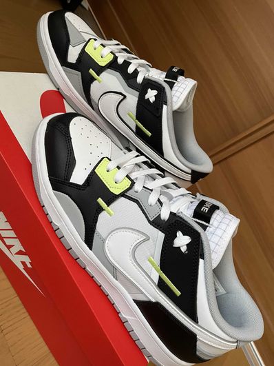 Nike Dunk Low Scrap "Black/White/Light Lemon Twist"