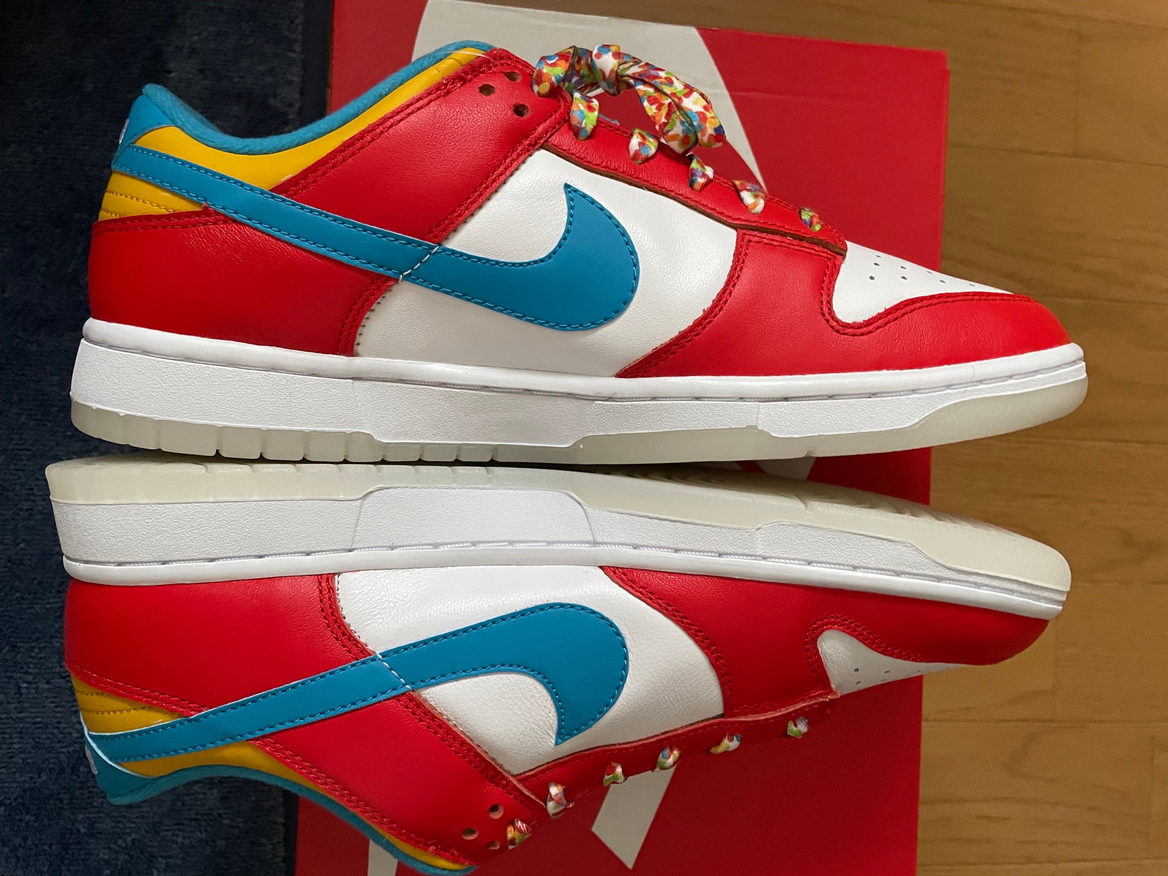 FRUiTY PEBBLESTM × Nike Dunk Low QS "Habanero Red/Dark Sulfur/Laser Blue"