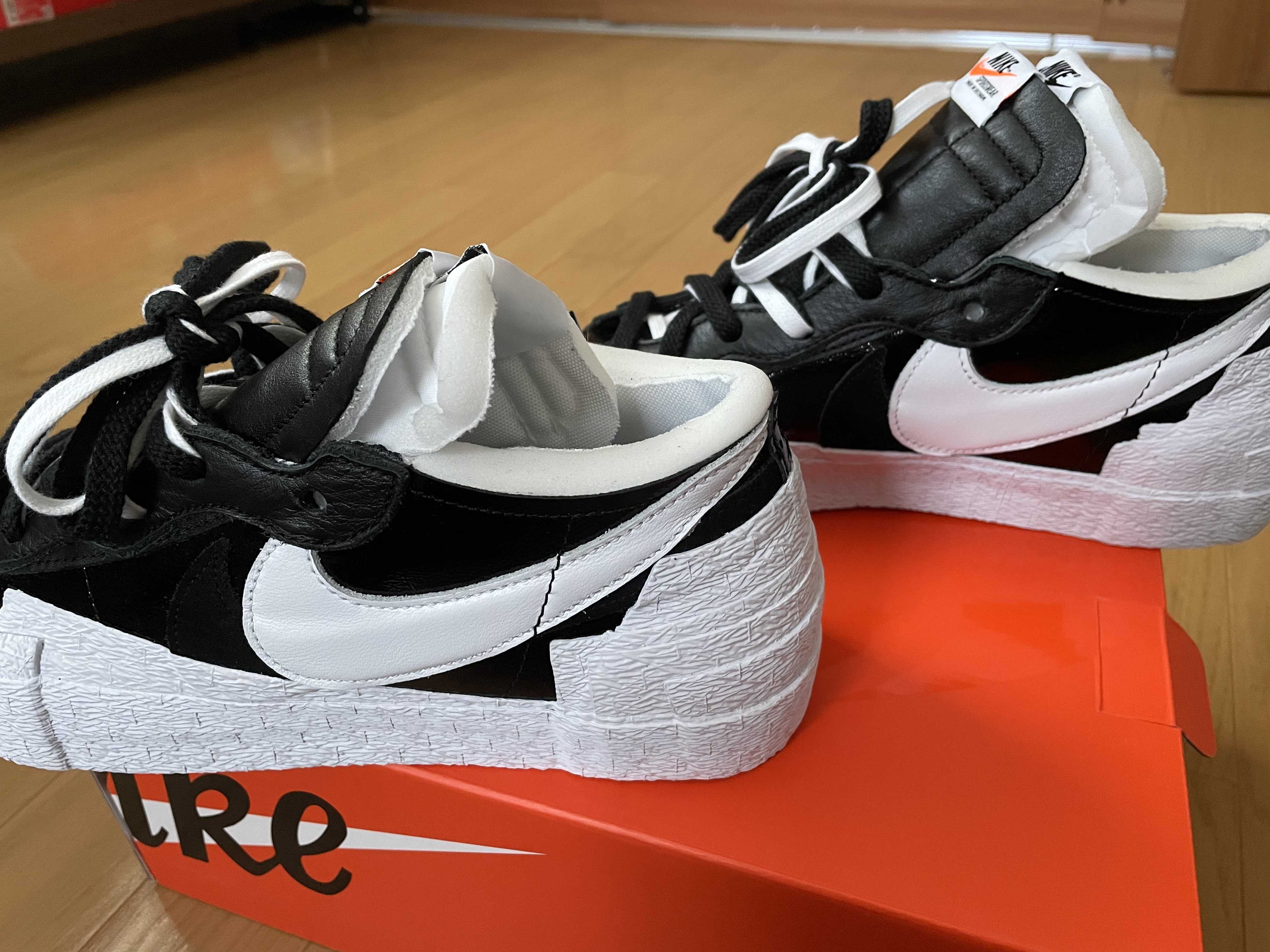 sacai × Nike Blazer Low "Black Patent Leather"
