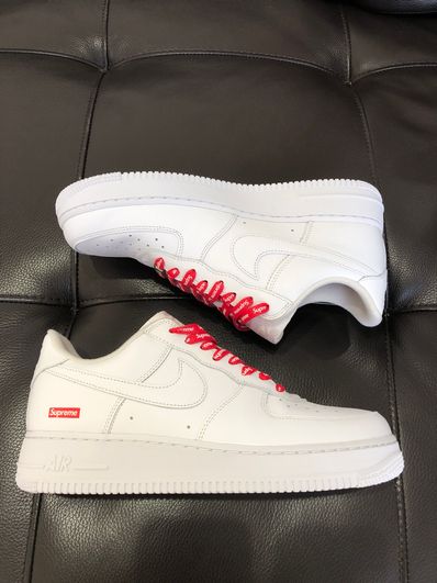 Supreme × Nike Air Force 1 Low "White"