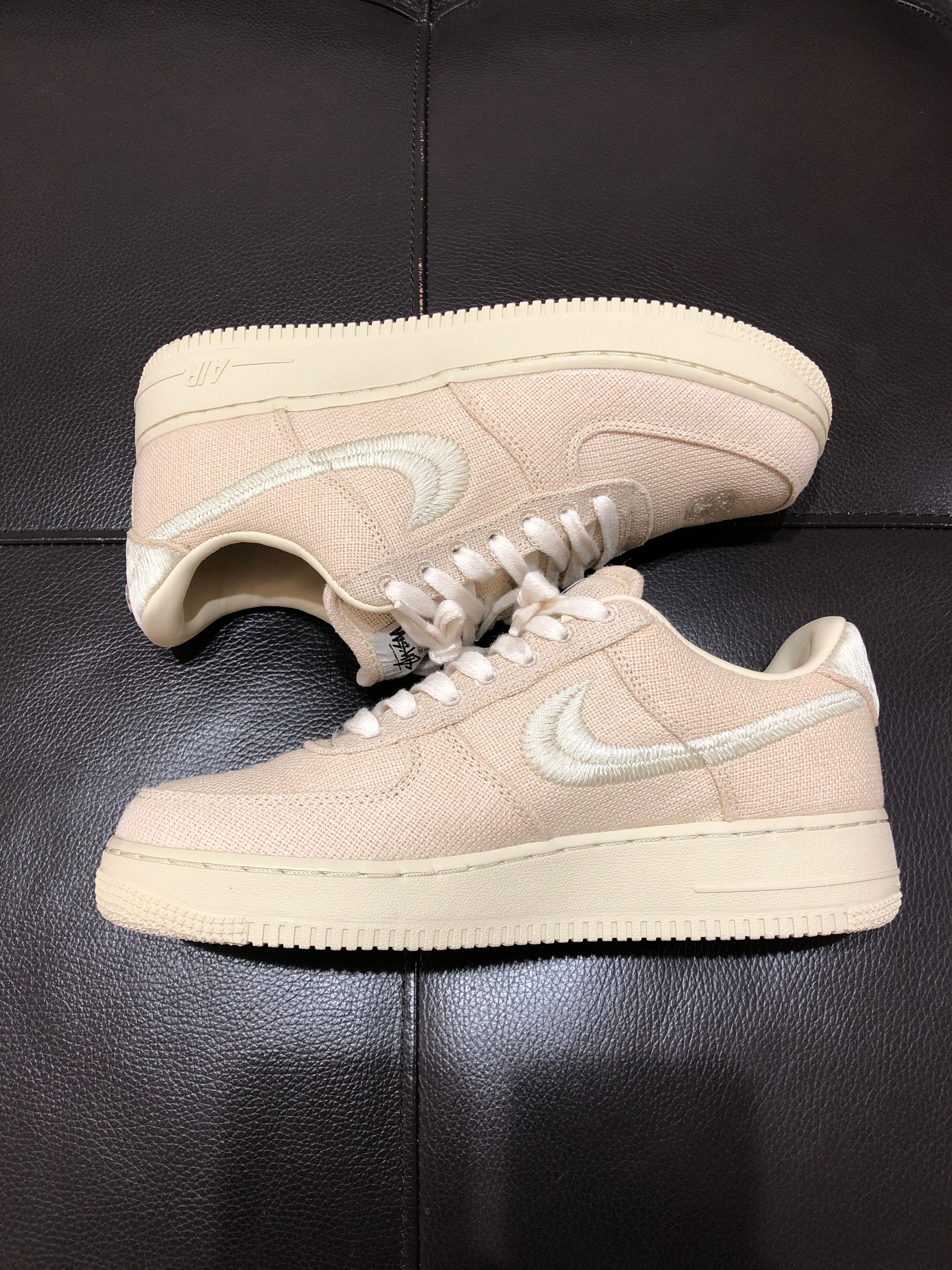 Stussy × Nike Air Force 1 Low "Fossil Stone"