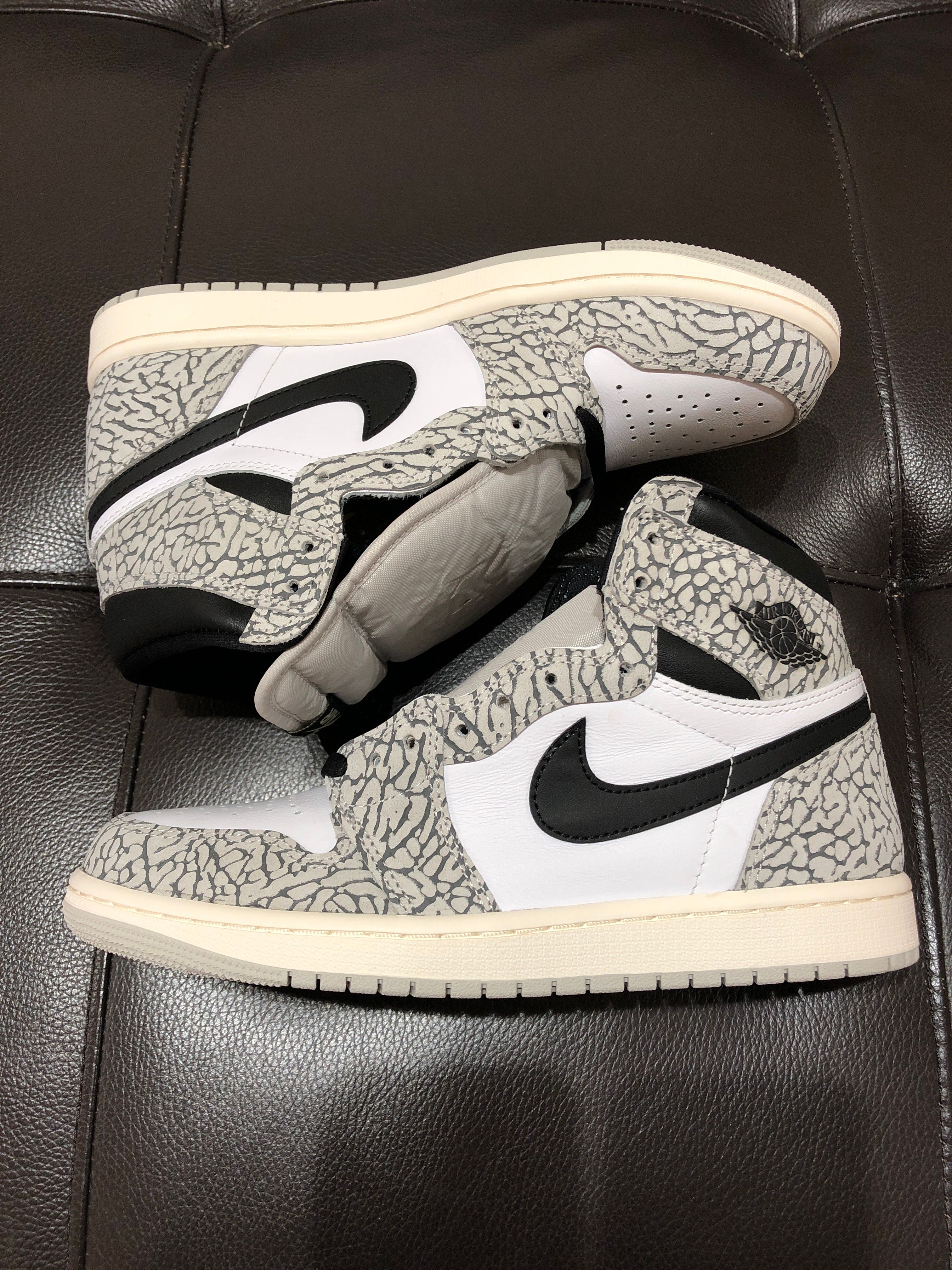Nike Air Jordan 1 High OG "White Cement/Safari"