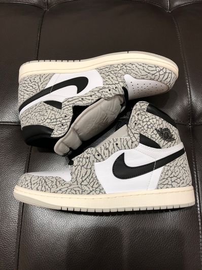 Nike Air Jordan 1 High OG "White Cement/Safari"