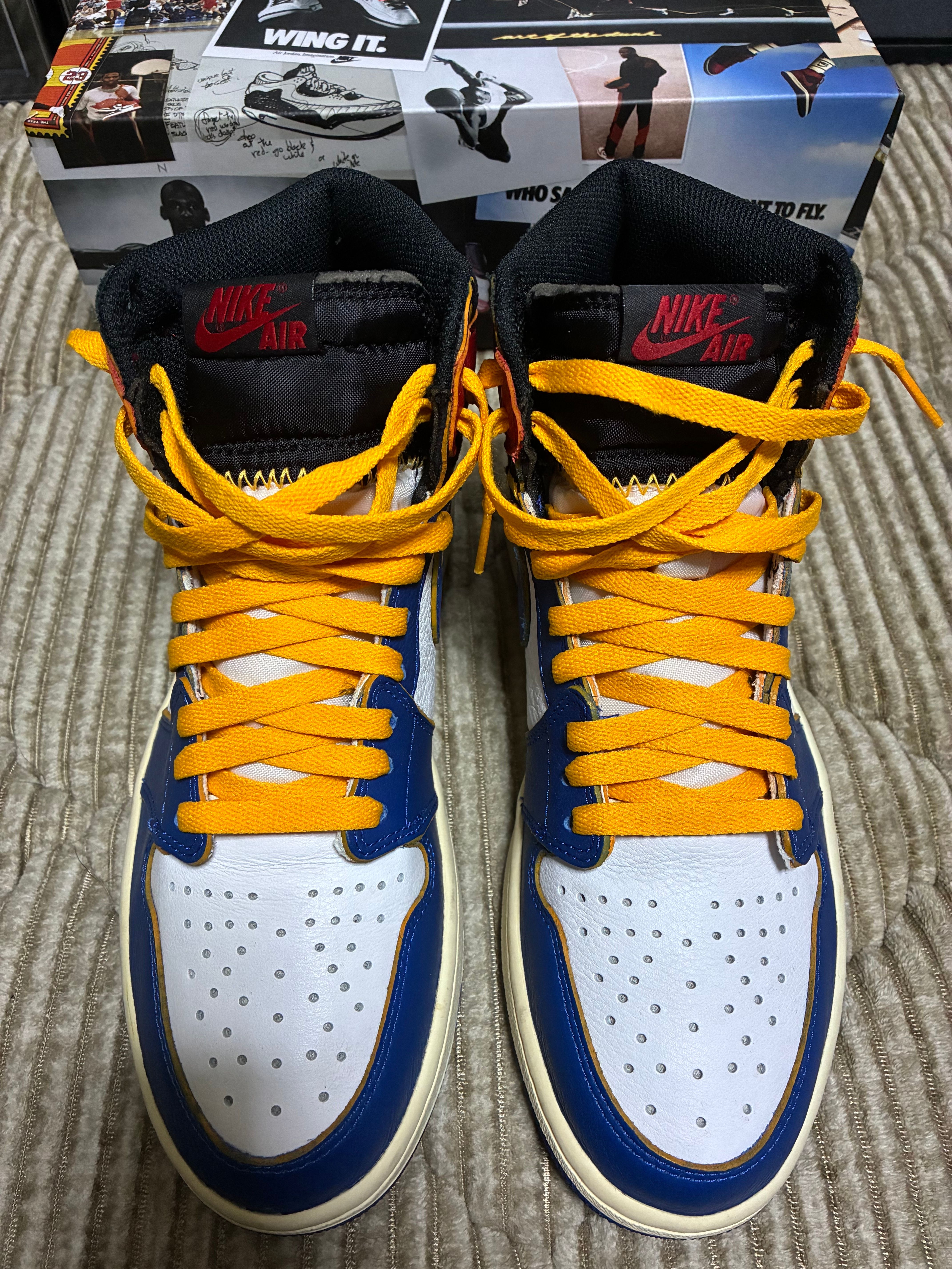 Union × Nike Air Jordan 1 Retro High OG NRG "Storm Blue/Varsity Red"