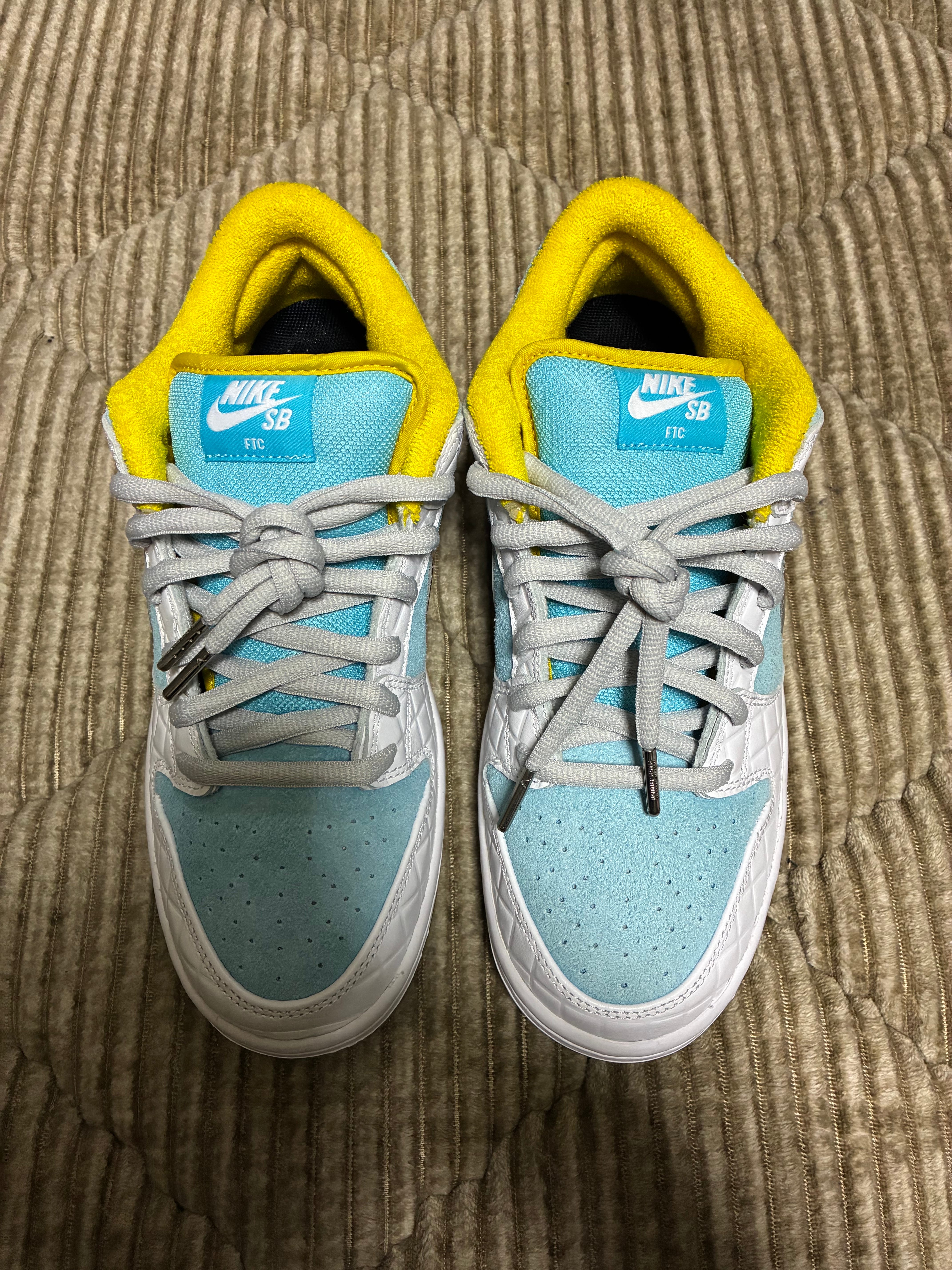 【新品未使用】ナイキ SB ダンク ロー プロ 27cm ホワイト ブルー NIKE ナイキ ダンク ロー レトロ レーサーブルー ホワイト 27cm