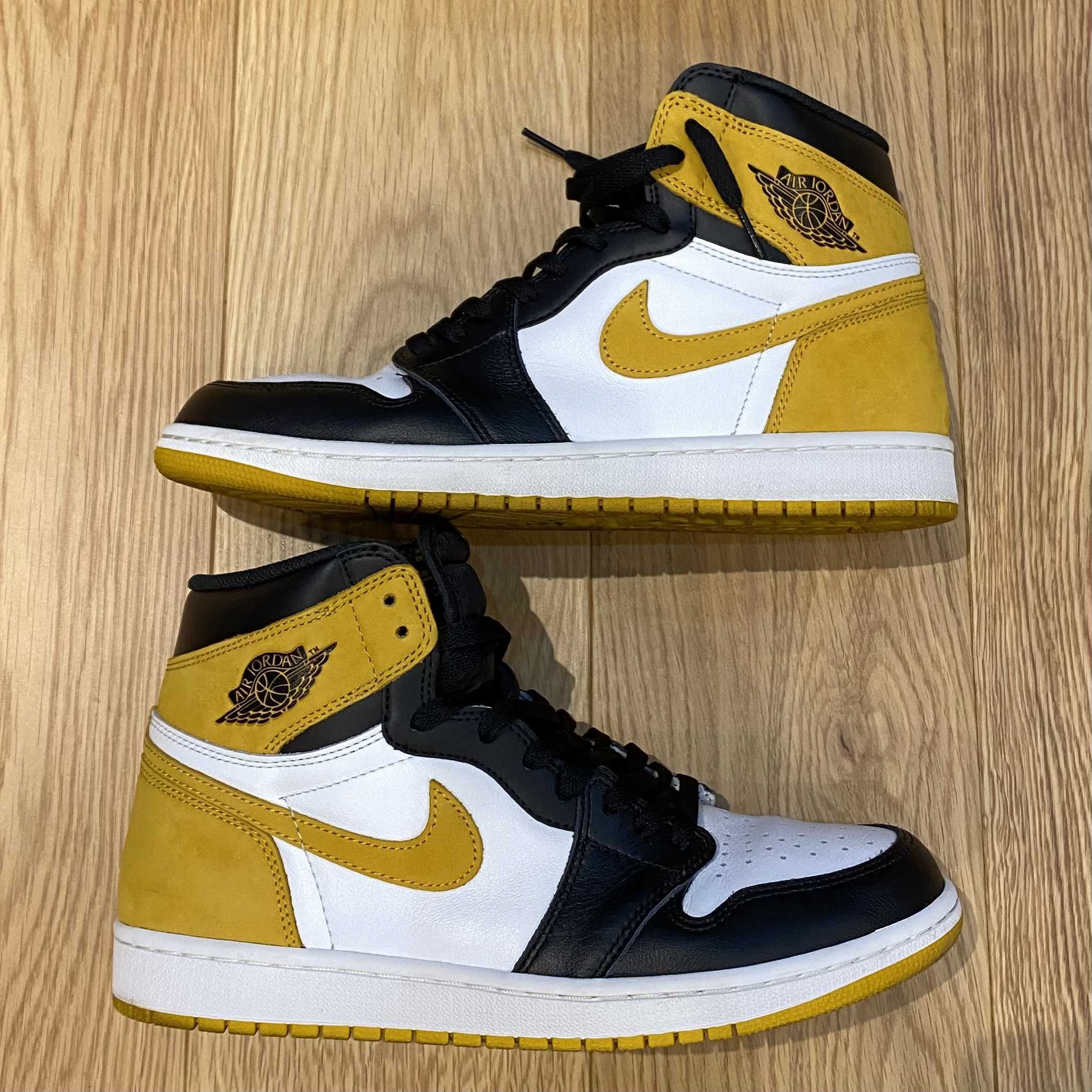 Nike Air Jordan 1 Retro High OG "Black Toe/Yellow Ochre"