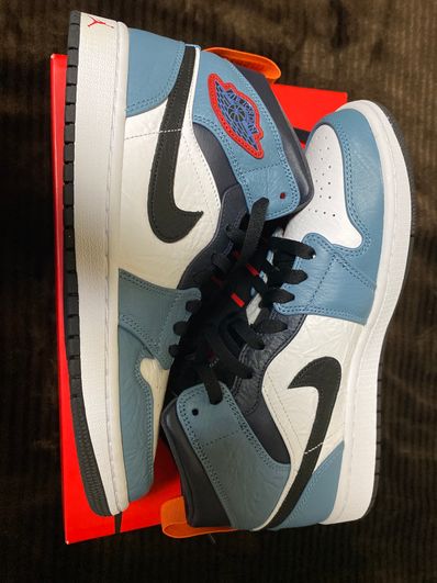 FACETASM × Nike Air Jordan 1 Mid "White/Navy"