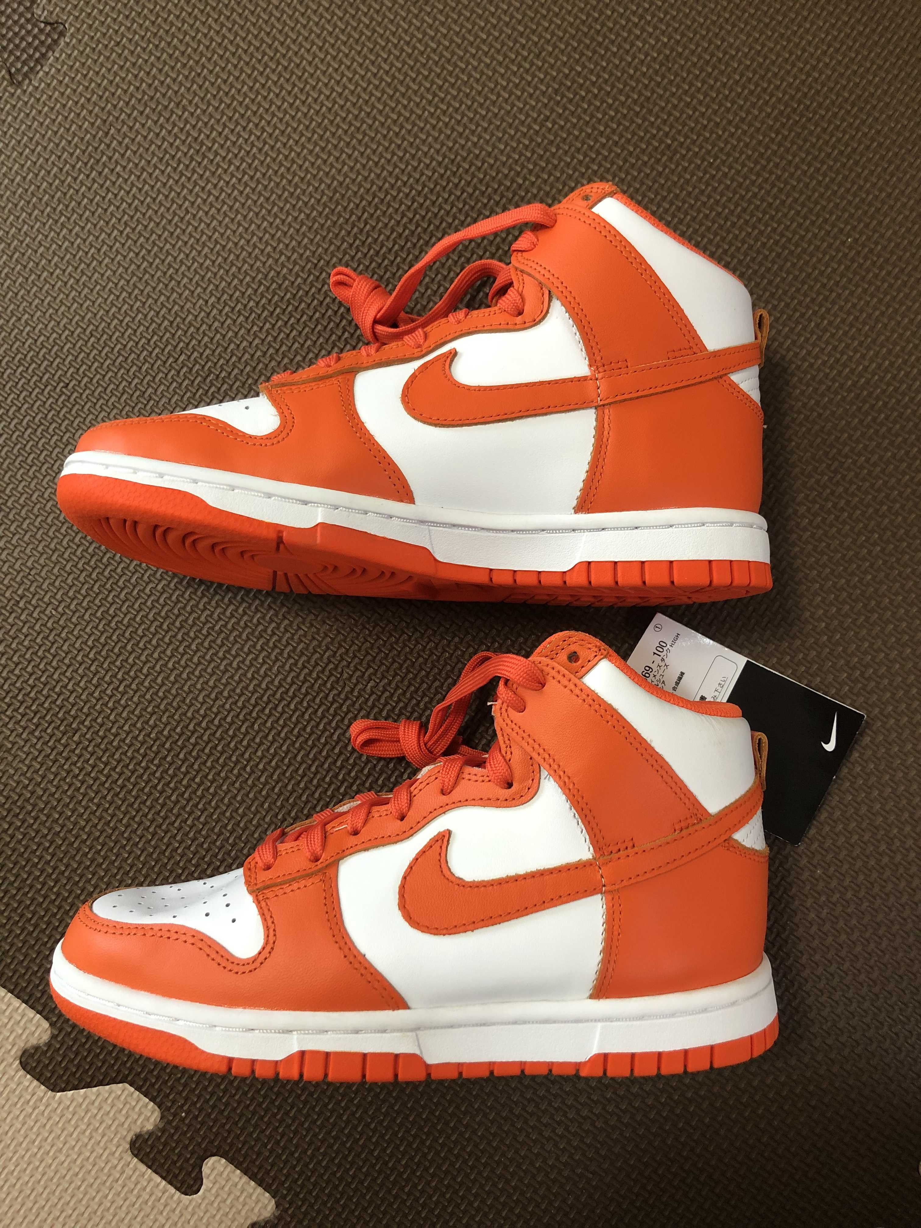 NIKE Women's DUNK HIGH "ORANGE BLAZE"