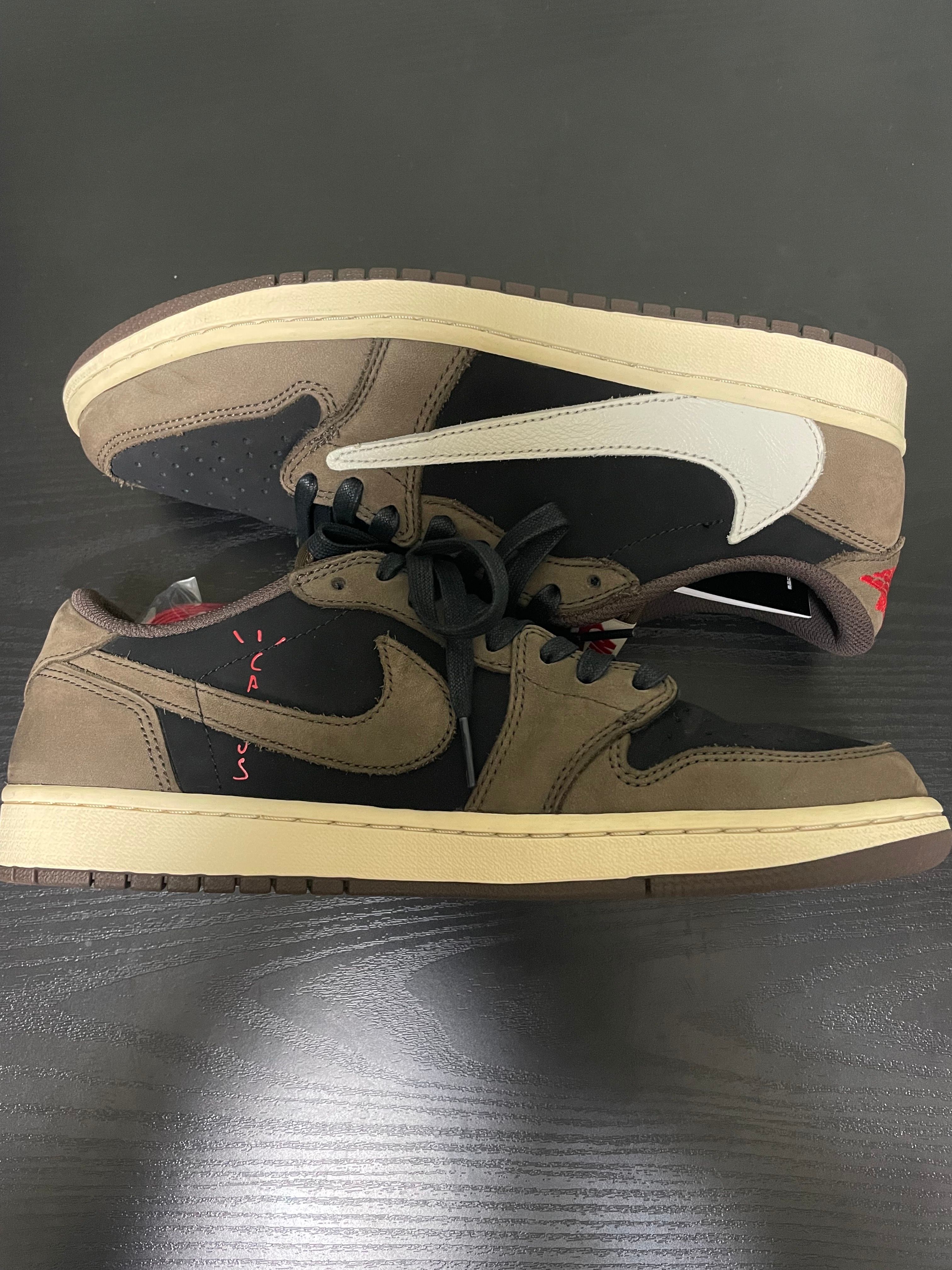 Travis Scott × Nike Air Jordan 1 Low OG SP-T "Black/Dark Mocha"