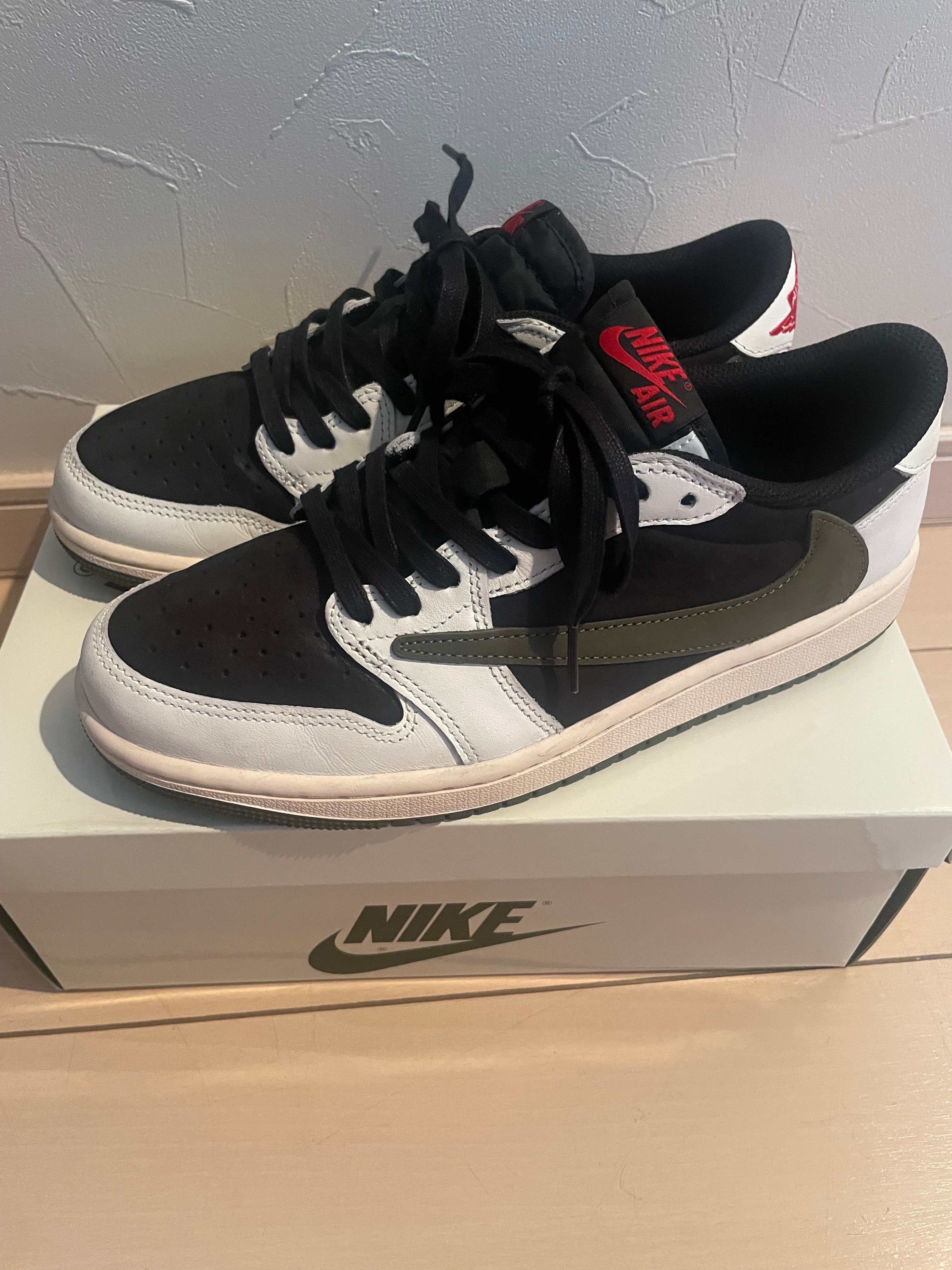 Travis Scott × Nike Women's Air Jordan 1 Low OG "Medium Olive"