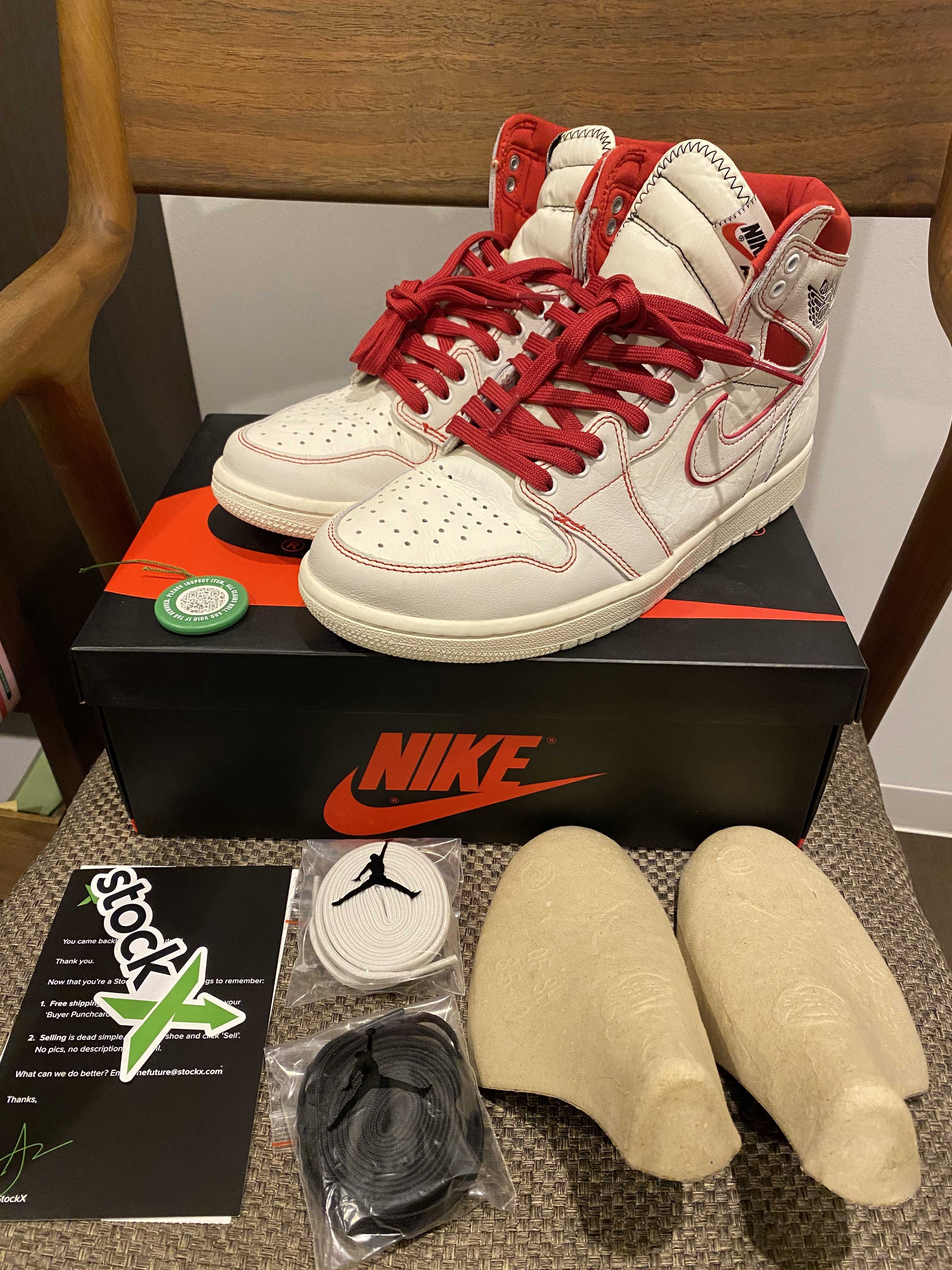 Nike Air Jordan 1 Retro High OG "Sail/University Red"     