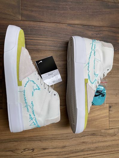 Nike SB Blazer Mid Edge "Summit White/Oracle Aqua"