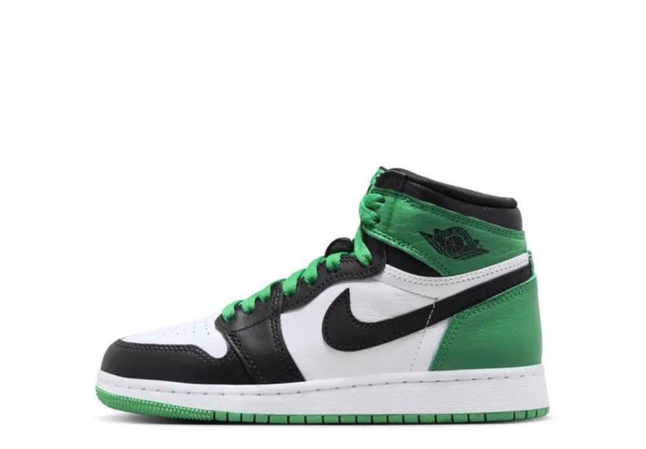 Nike GS Air Jordan 1 Retro High OG "Celtics/Black and Lucky Green" (2023)