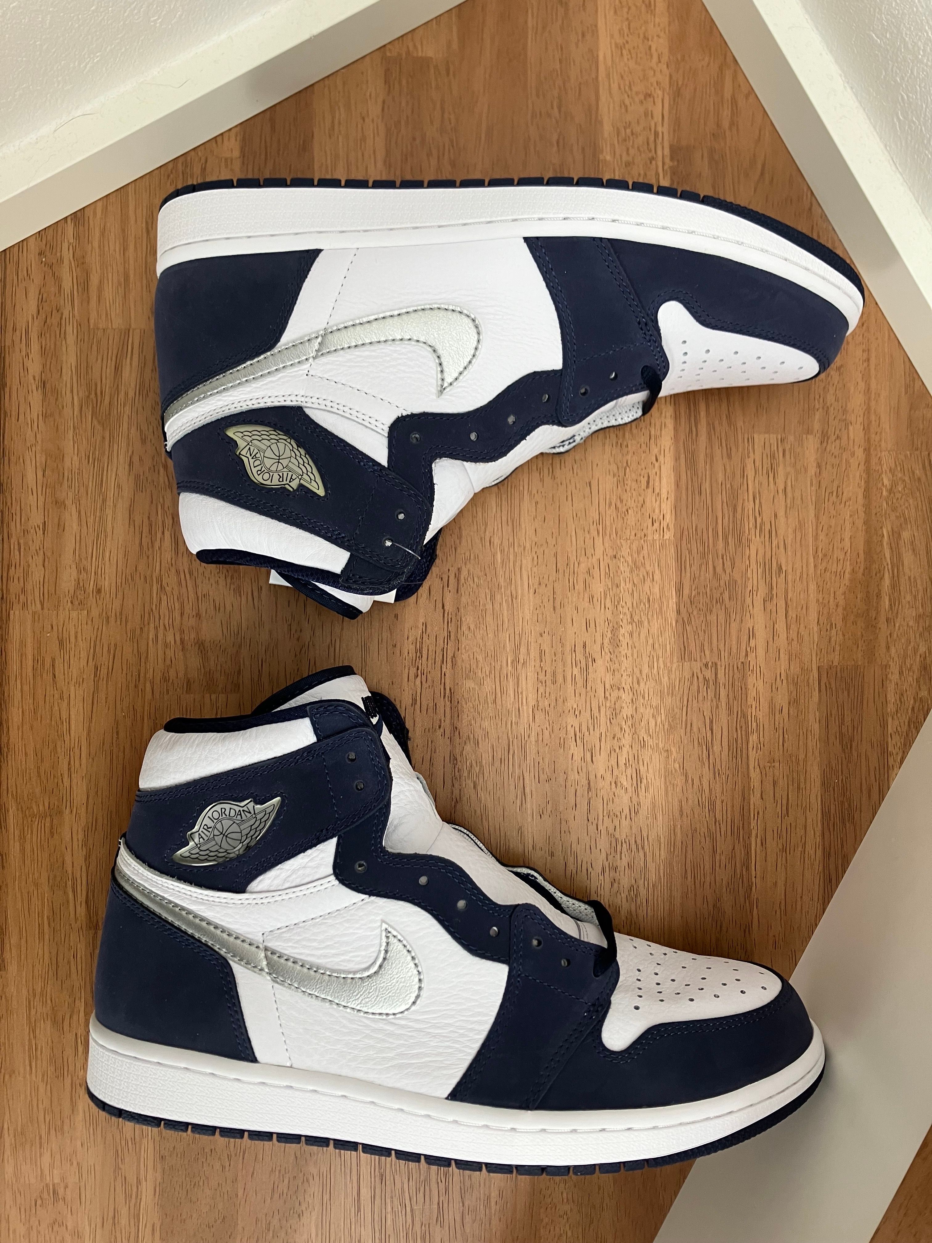 Nike Air Jordan 1 High OG CO.JP "White/Midnight Navy" (2020)(ブリーフケースなし)