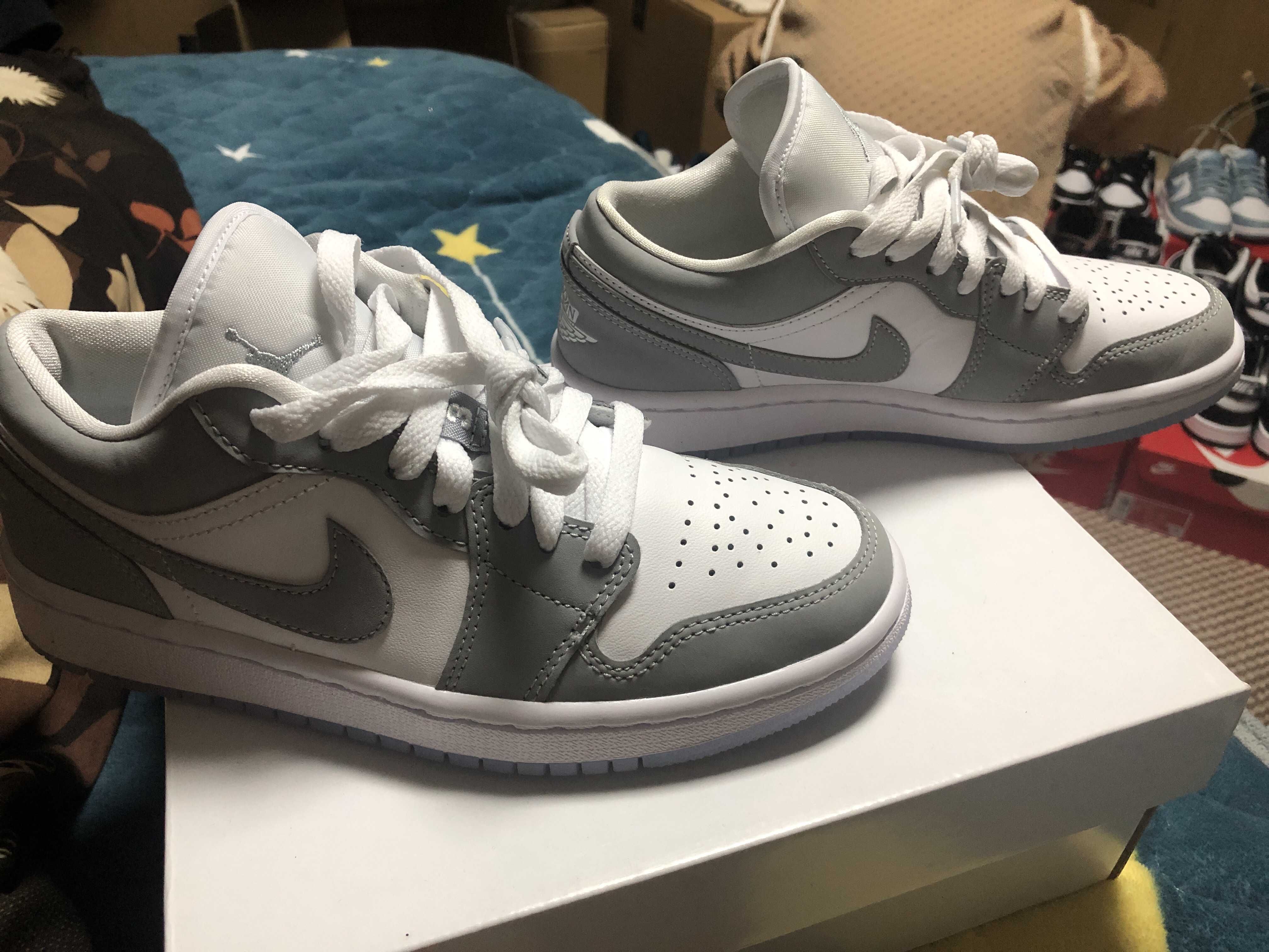 Nike Women's Air Jordan 1 Low "Wolf Grey"