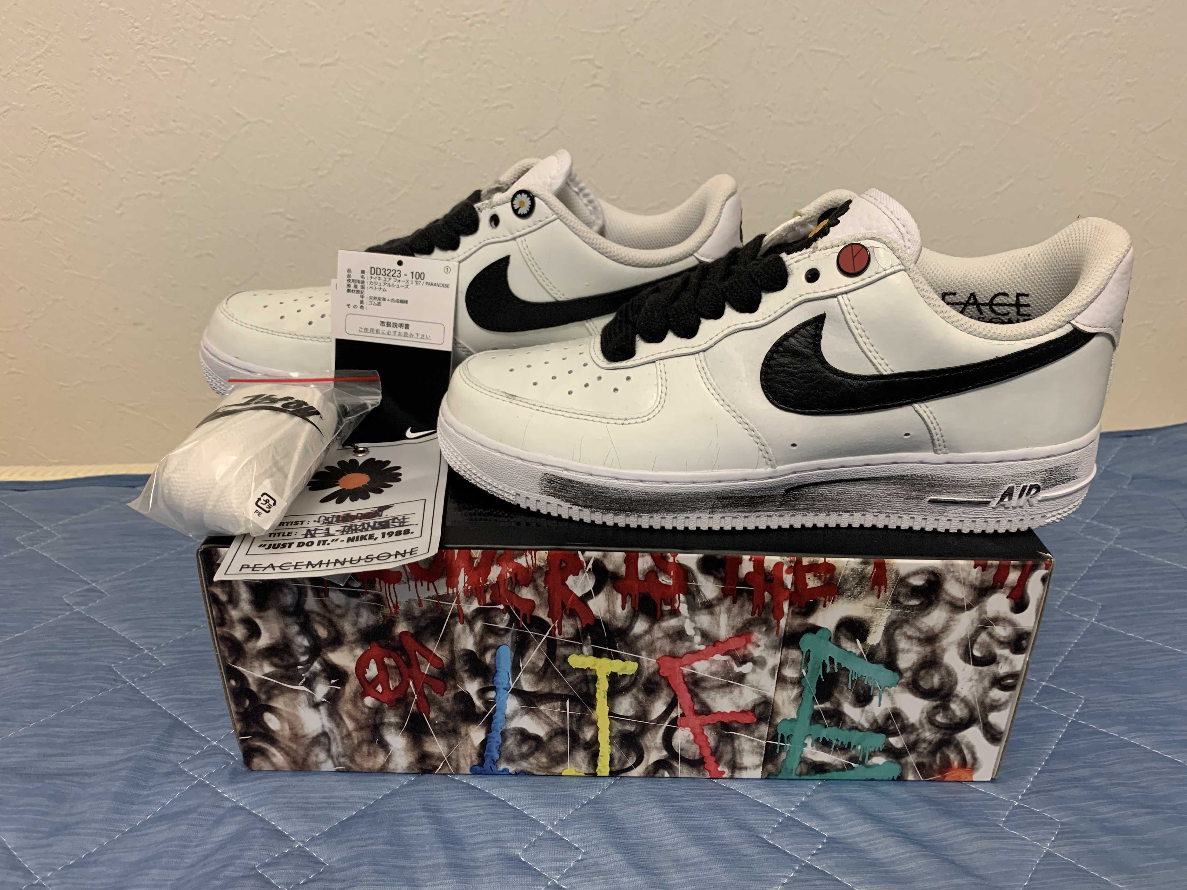 PEACEMINUSONE × Nike Air Force 1 Low "Para-noise/White/Black" / G-DRAGON