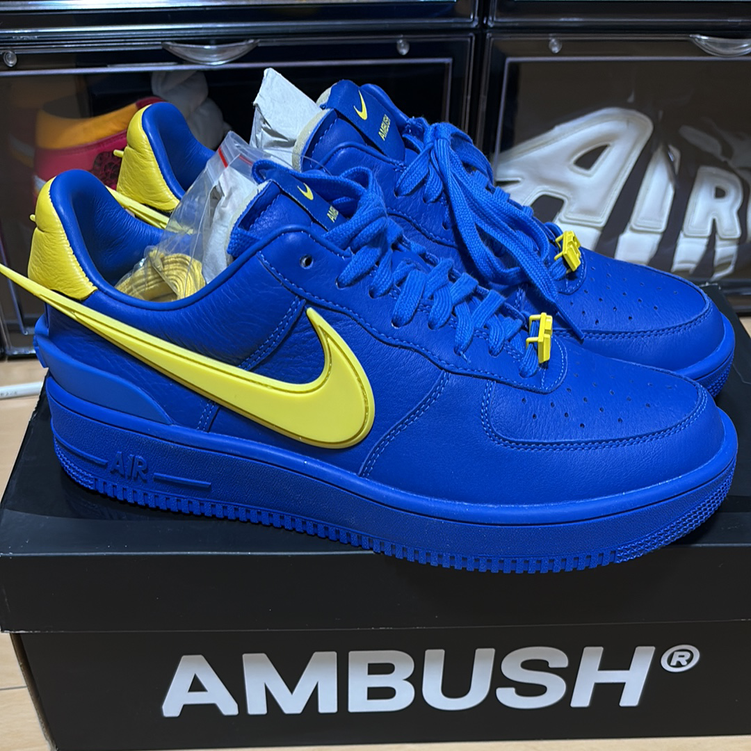 AMBUSH × Nike Air Force 1 Low "Game Royal and Vivid Sulfur"