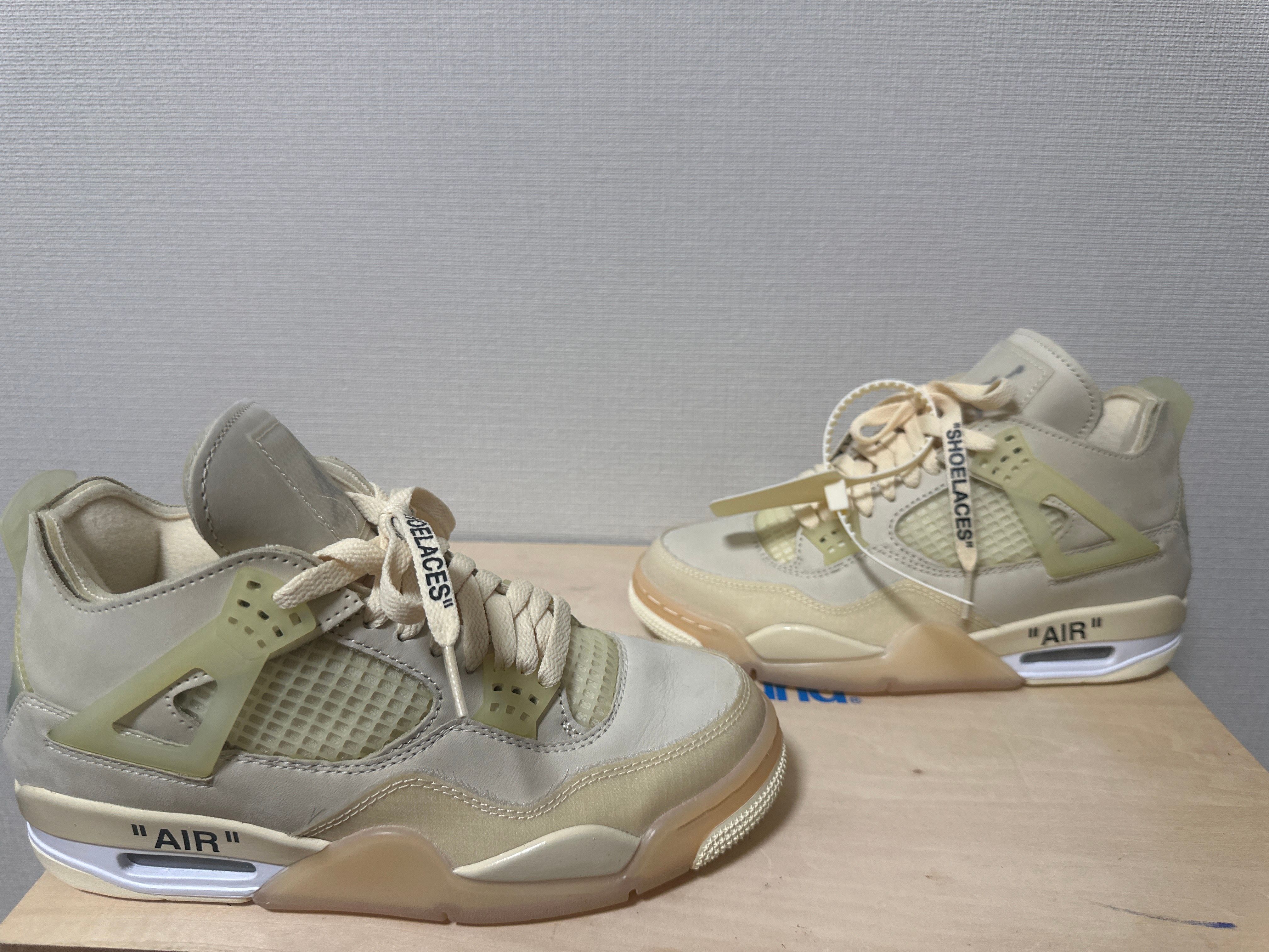 Off-White × Nike Women's Air Jordan 4 SP "Sail"