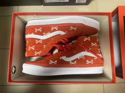 WTAPS × VANS VAULT SK8-HI LX "ORANGE/WHITE"