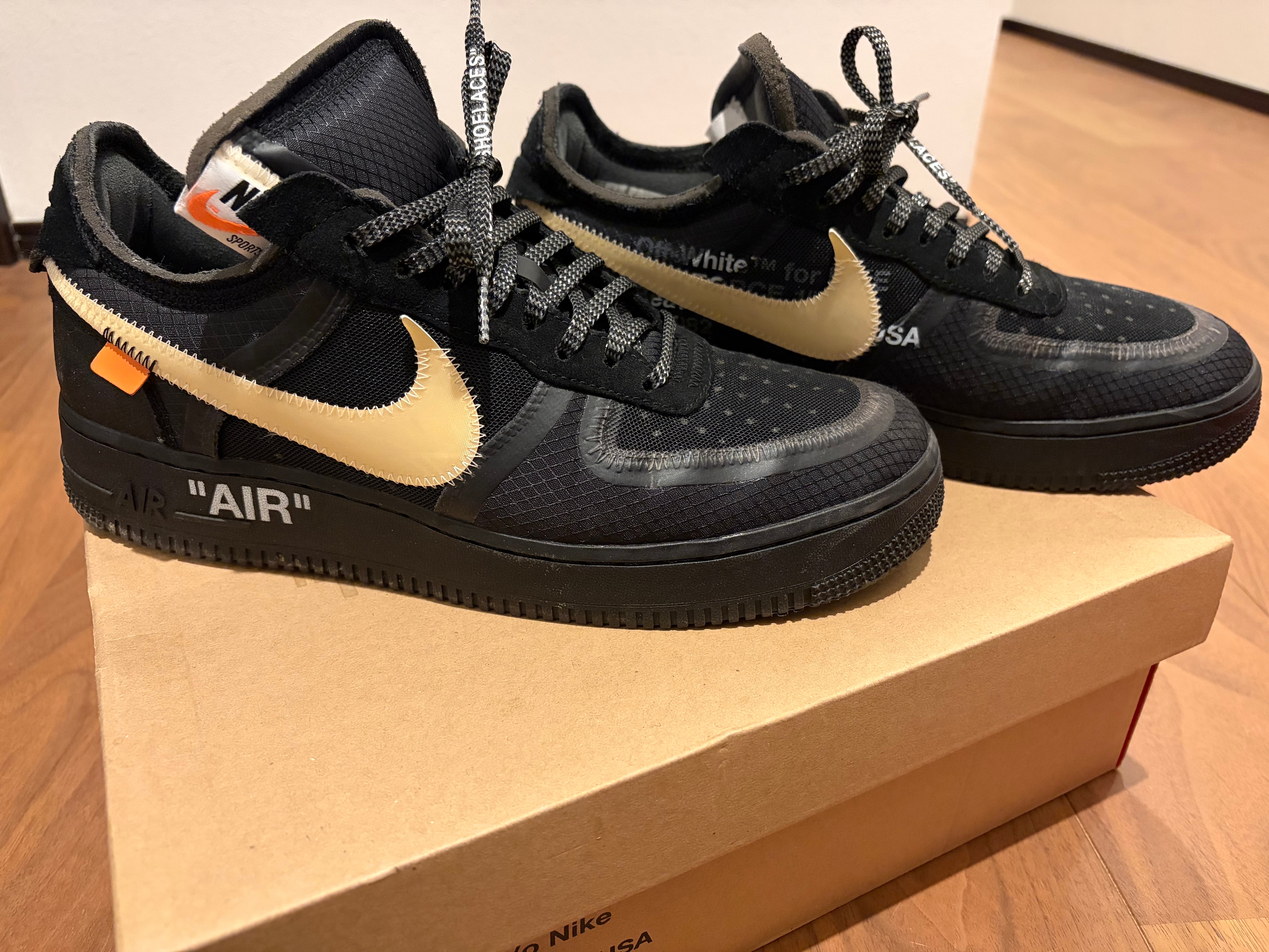 Off-White × Nike Air Force 1 Low "Black"